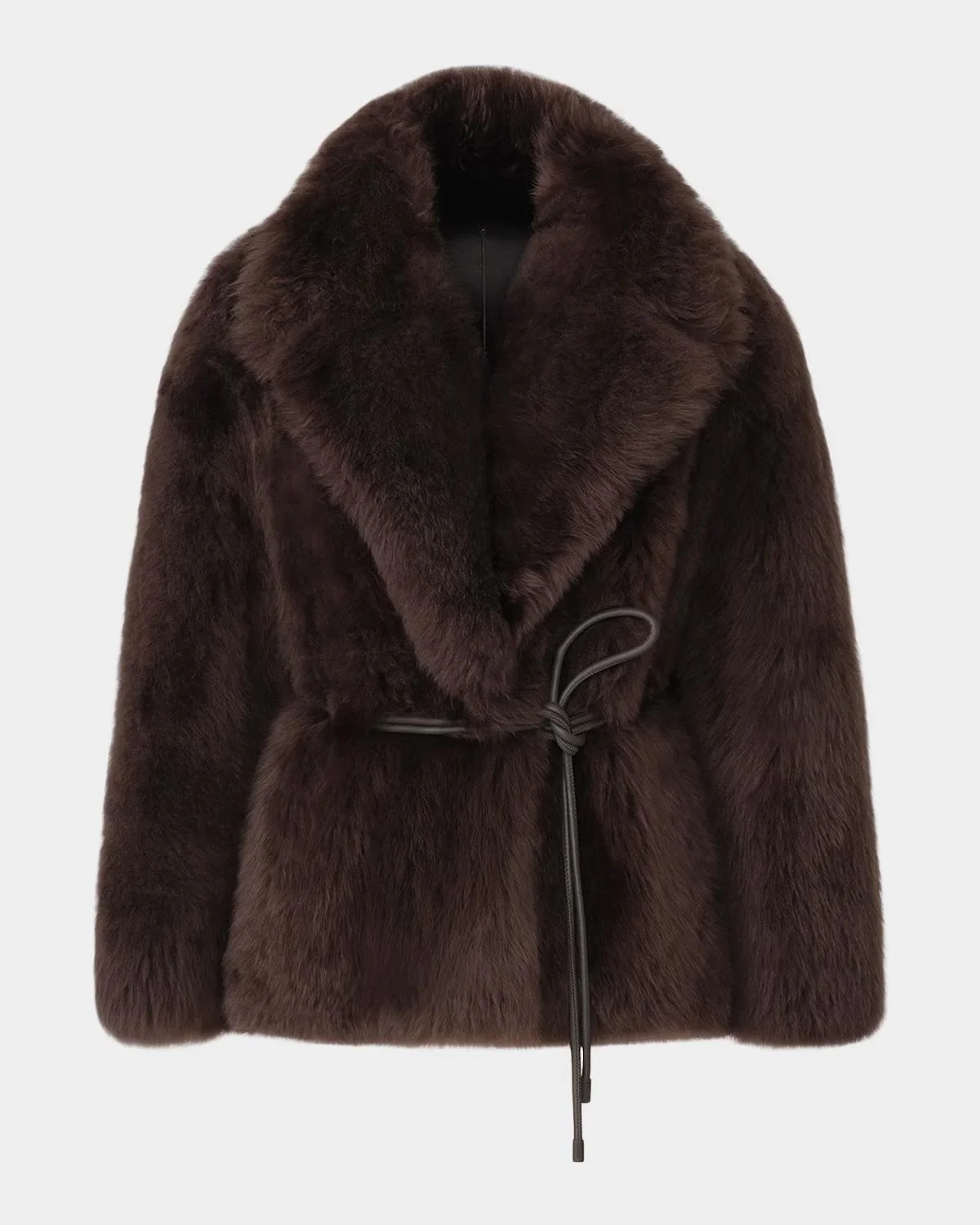 Ali Oversized Shearling Coat - 1