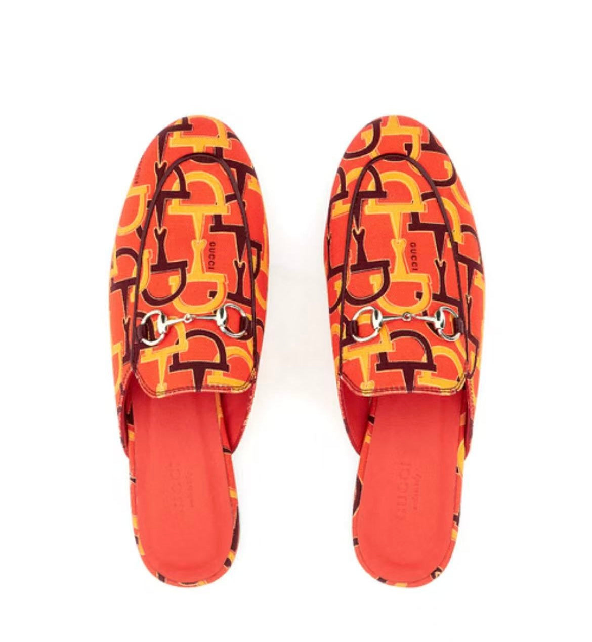 Gucci Princetown Horsebit Print Slippers - 2