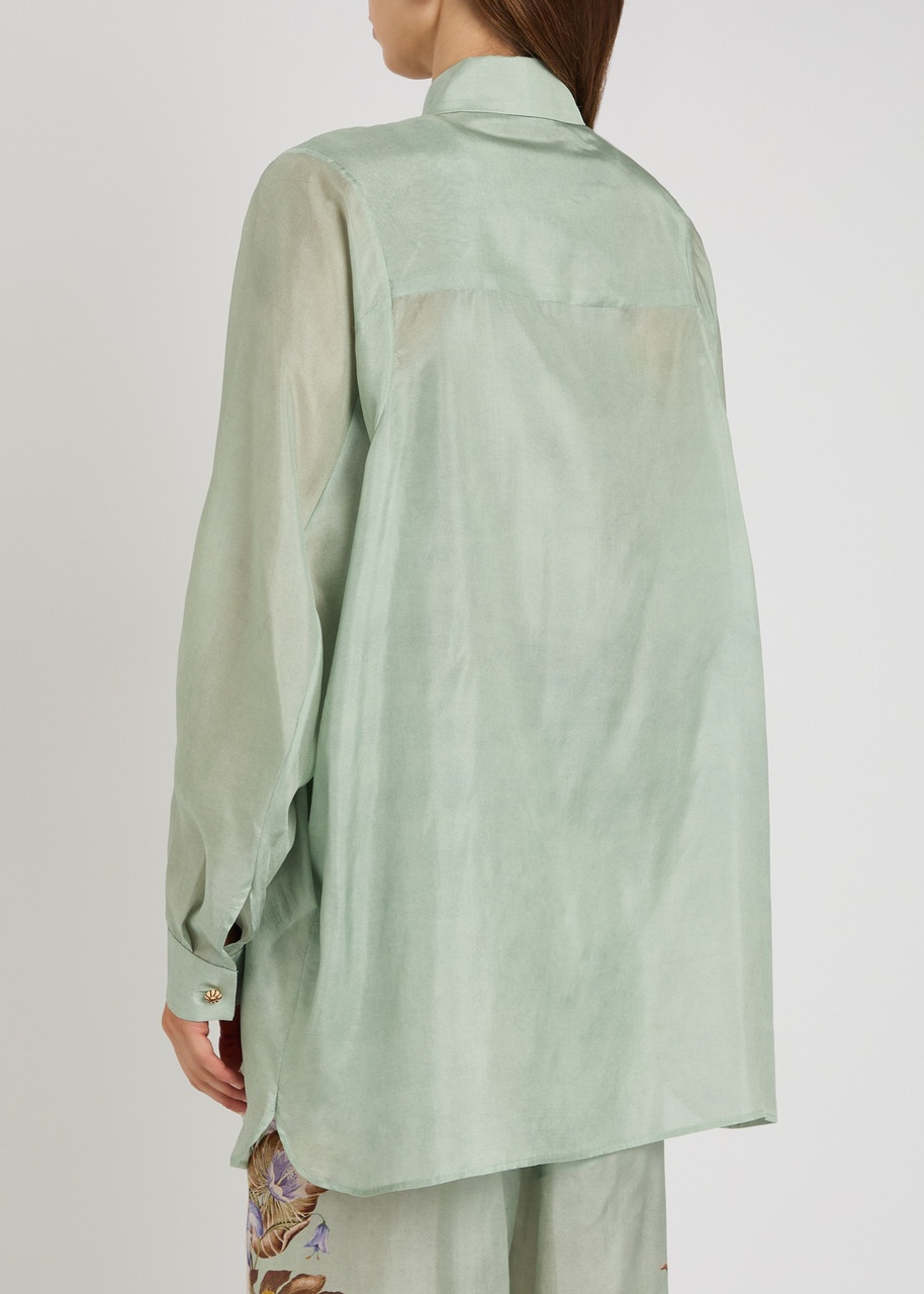 Zimmermann Coco Floral-printed Silk Shirt - 3