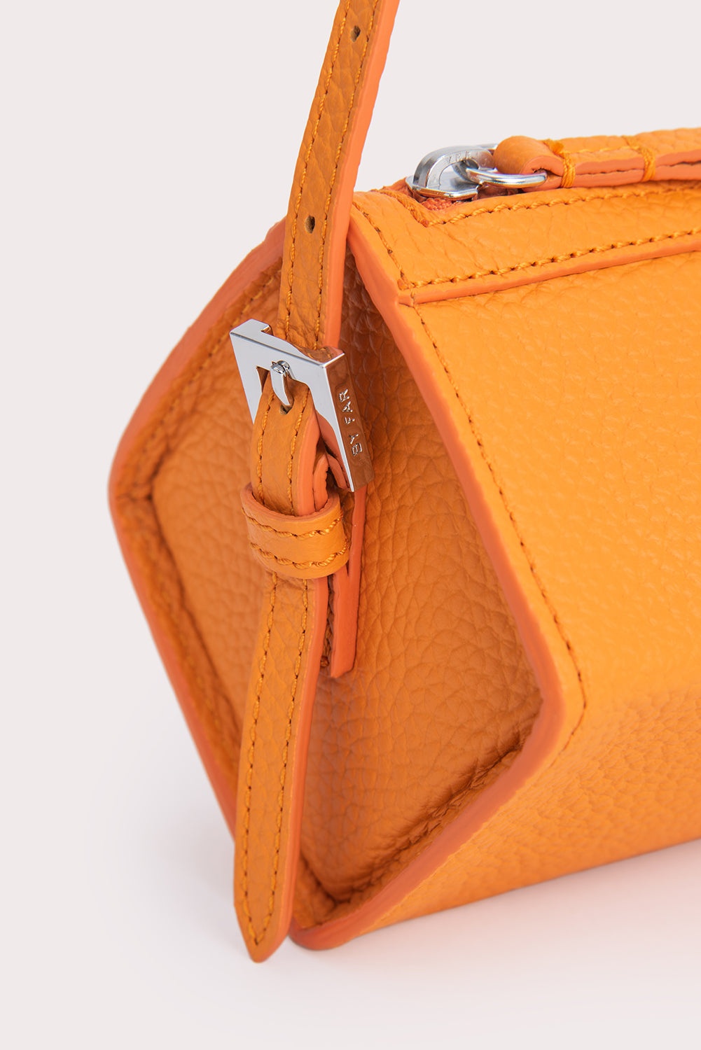 Karo Orange Flat Grain Leather - 6