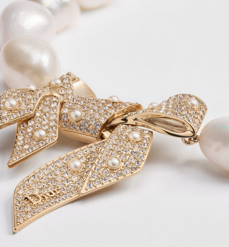 Dior Or – Dior Shiny Bow Necklace 3