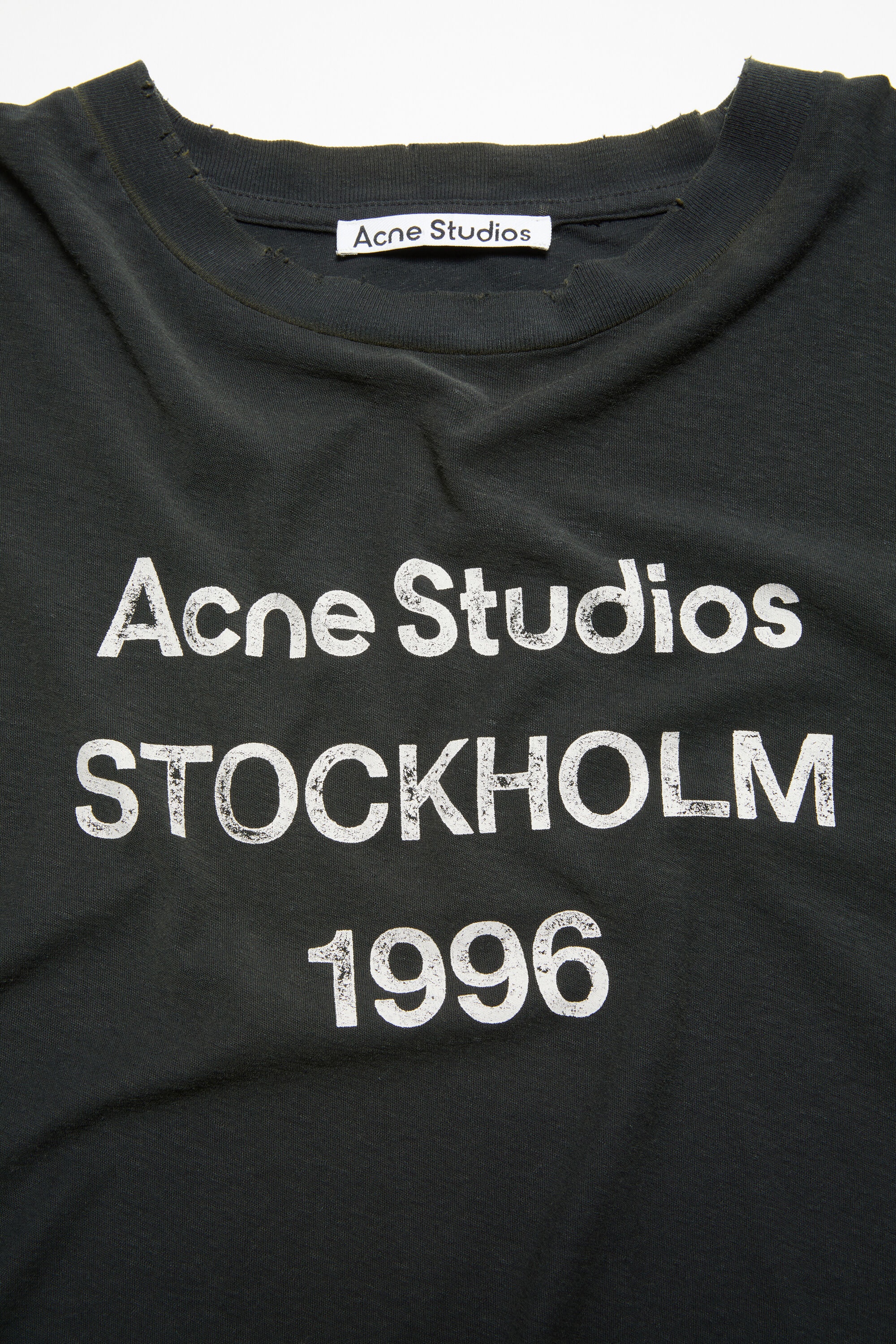 Logo t-shirt - Relaxed fit - Faded black - 5