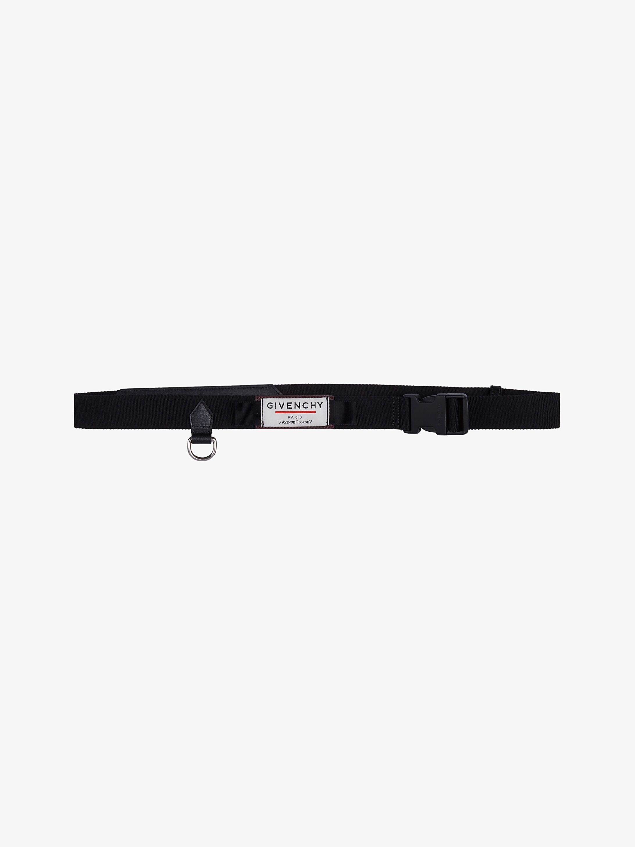 GIVENCHY LABEL belt in nylon - 1