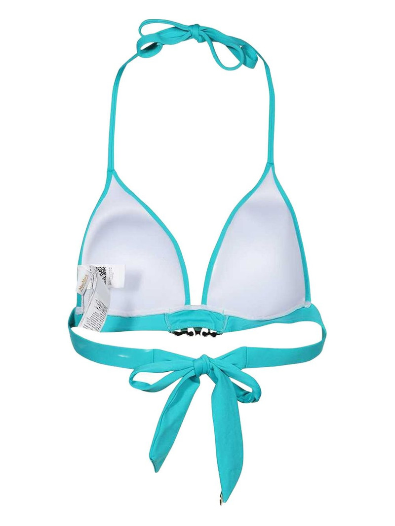 Max Mara logo-buckle triangle bikini top outlook