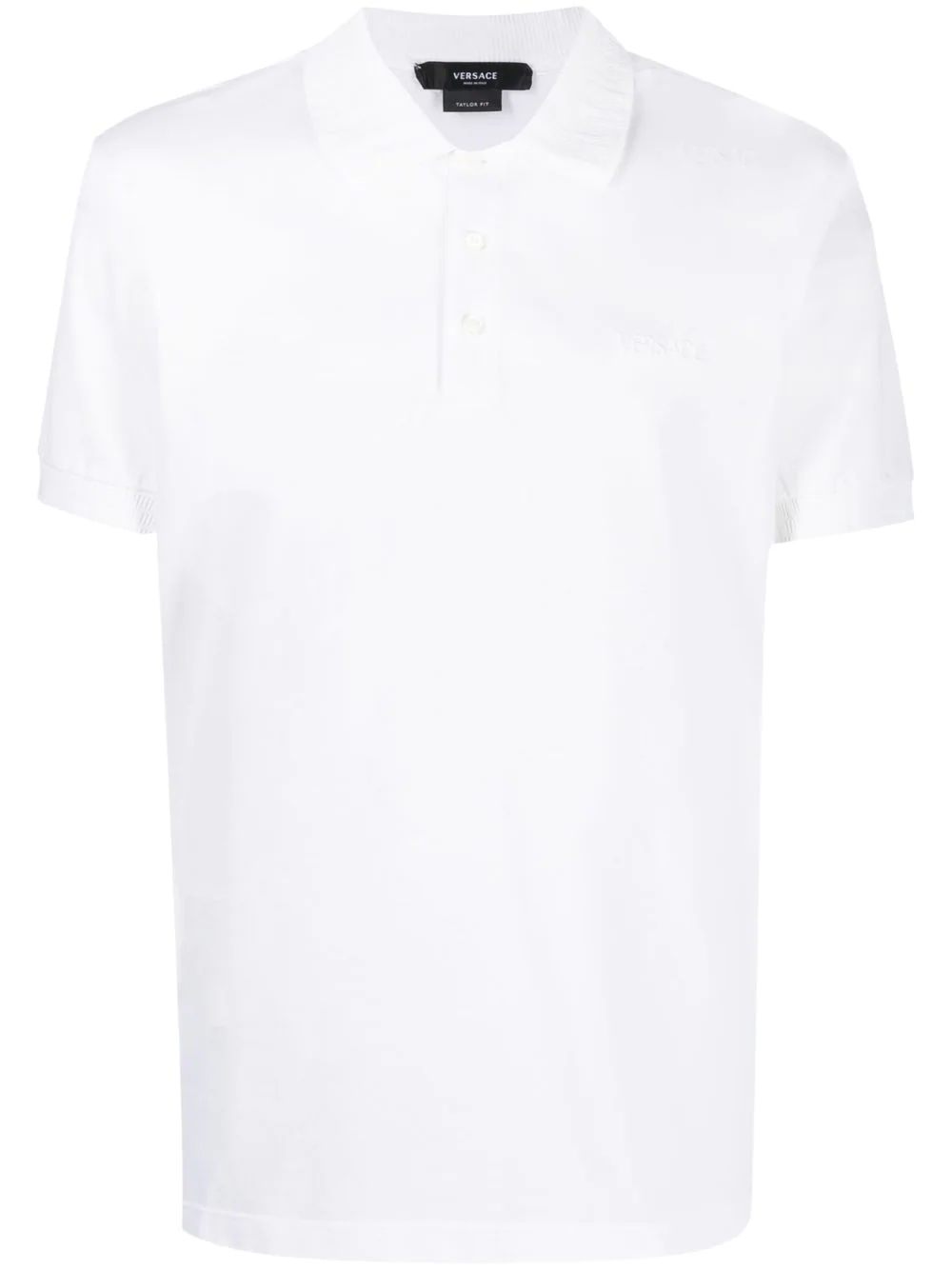 logo-embroidered polo shirt - 1