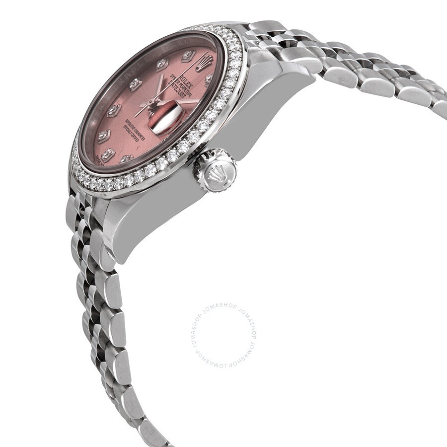 Rolex Lady Datejust Automatic Pink Diamond Dial Ladies Jubilee Watch 279384PDJ - 2