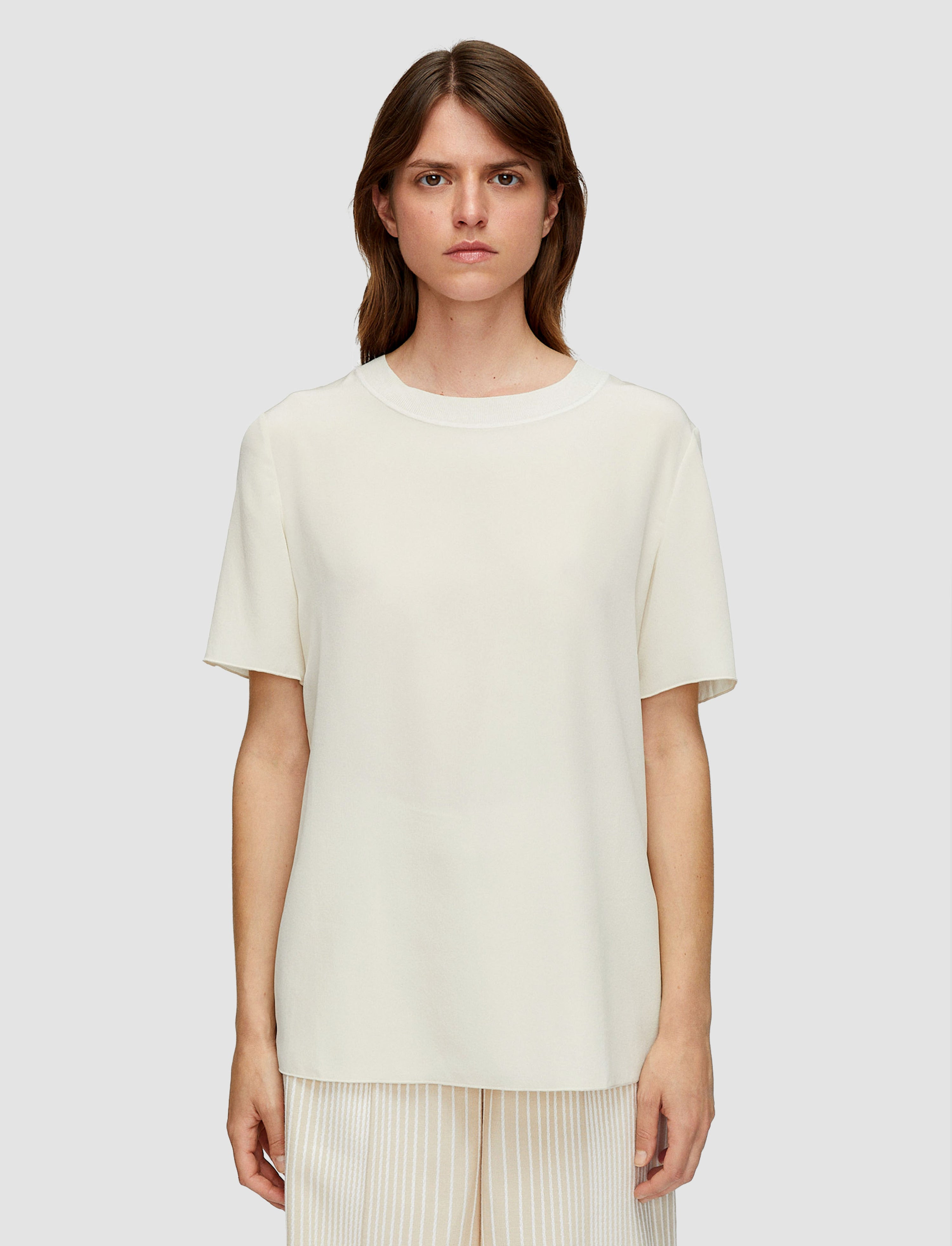 Rubin Crepe de Soie Silk Blouse - 2