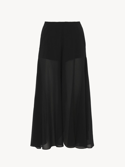 Chloé FLUID PANTS IN SILK GEORGETTE outlook