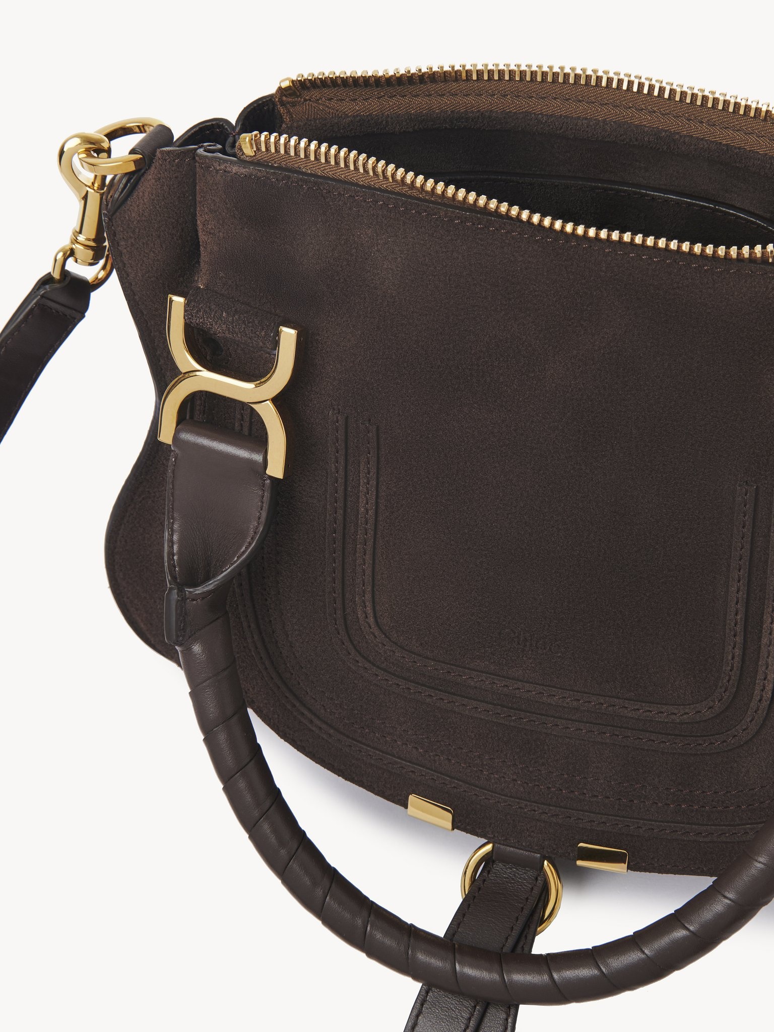 SMALL MARCIE BAG IN SUEDE LEATHER - 5