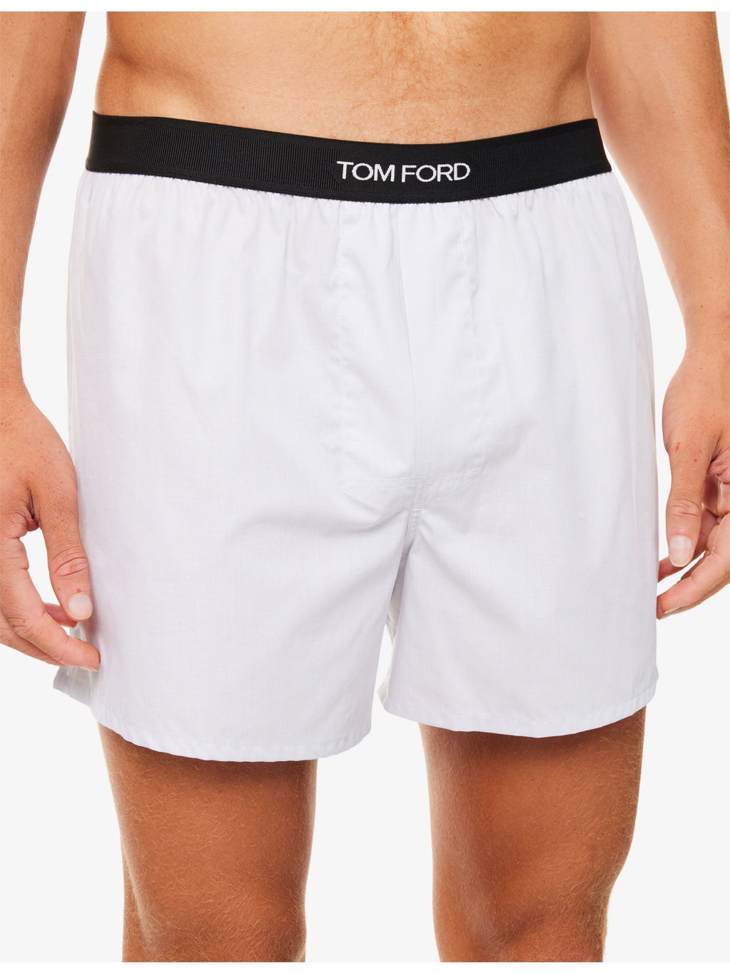 Branded-Waistband Cotton Boxer Shorts - 4