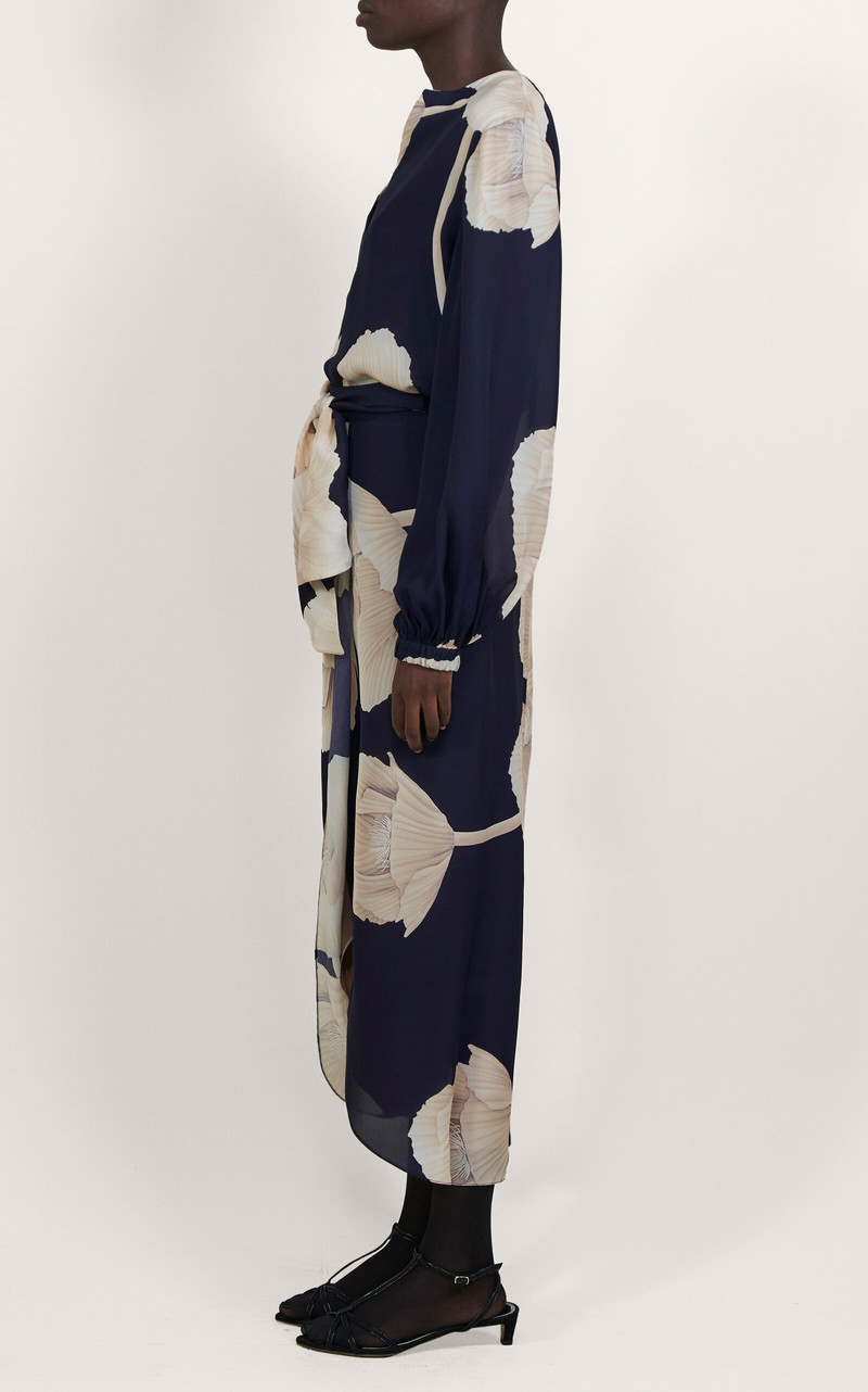 Naturalism Wrap 스커트 Navy 4