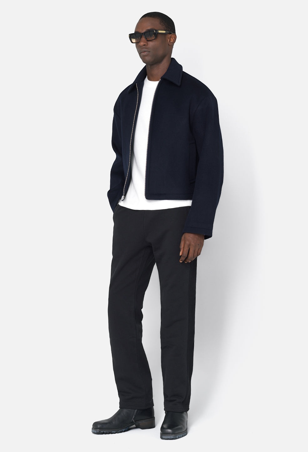 BRUSHED WOOL LEXINGTON FULL ZIP - 4