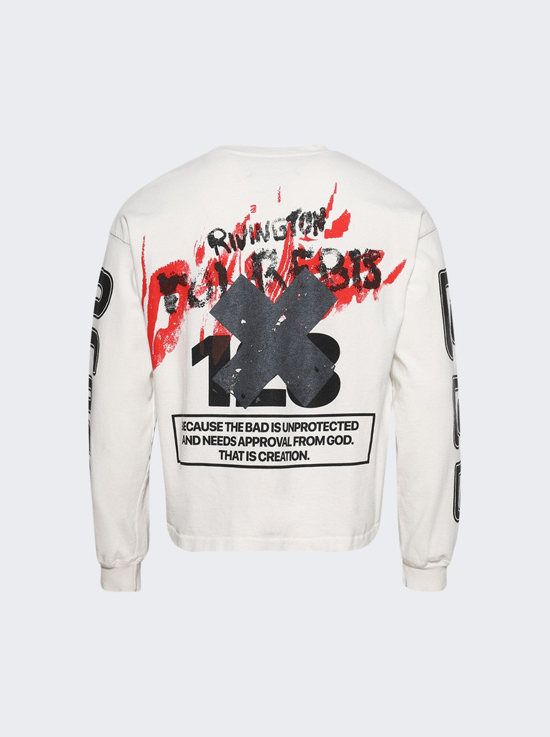 RRR123 Bad Garden Long Sleeve Tee Max White outlook