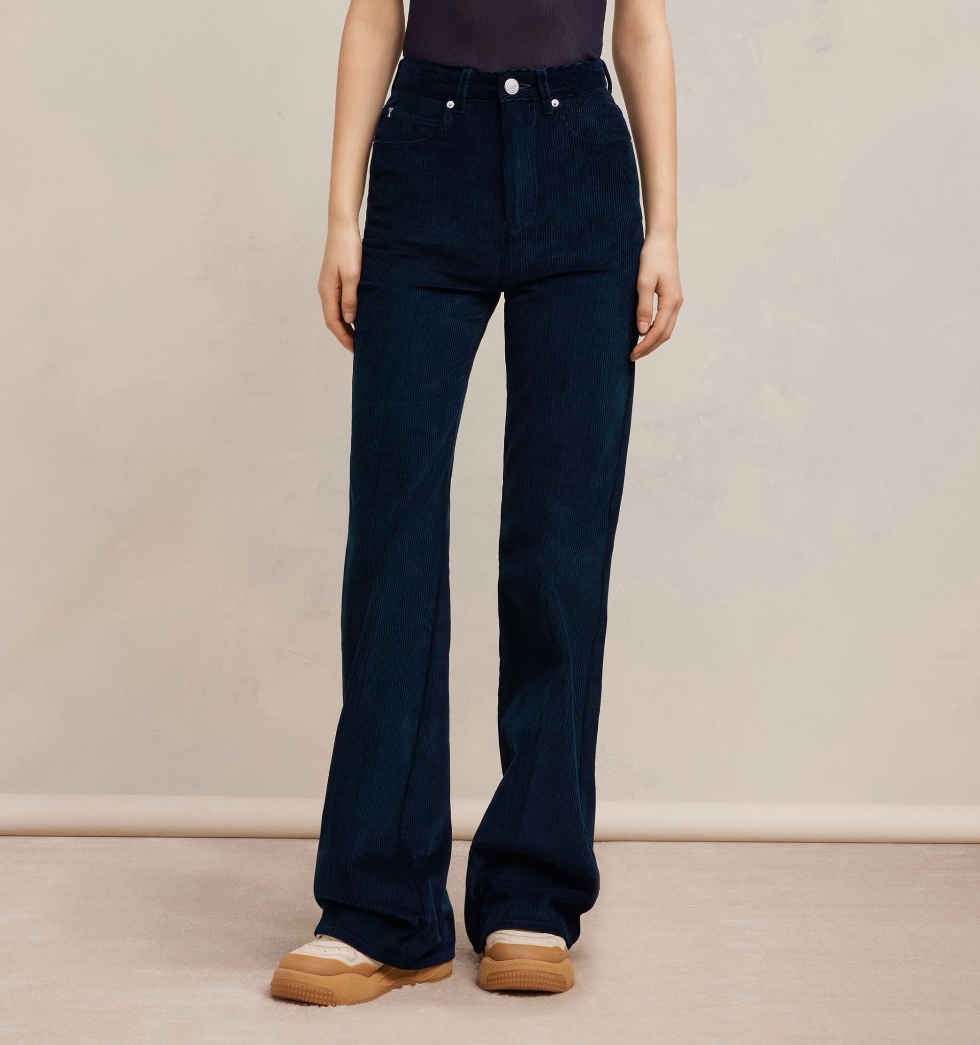 Flare Fit Trousers - 6