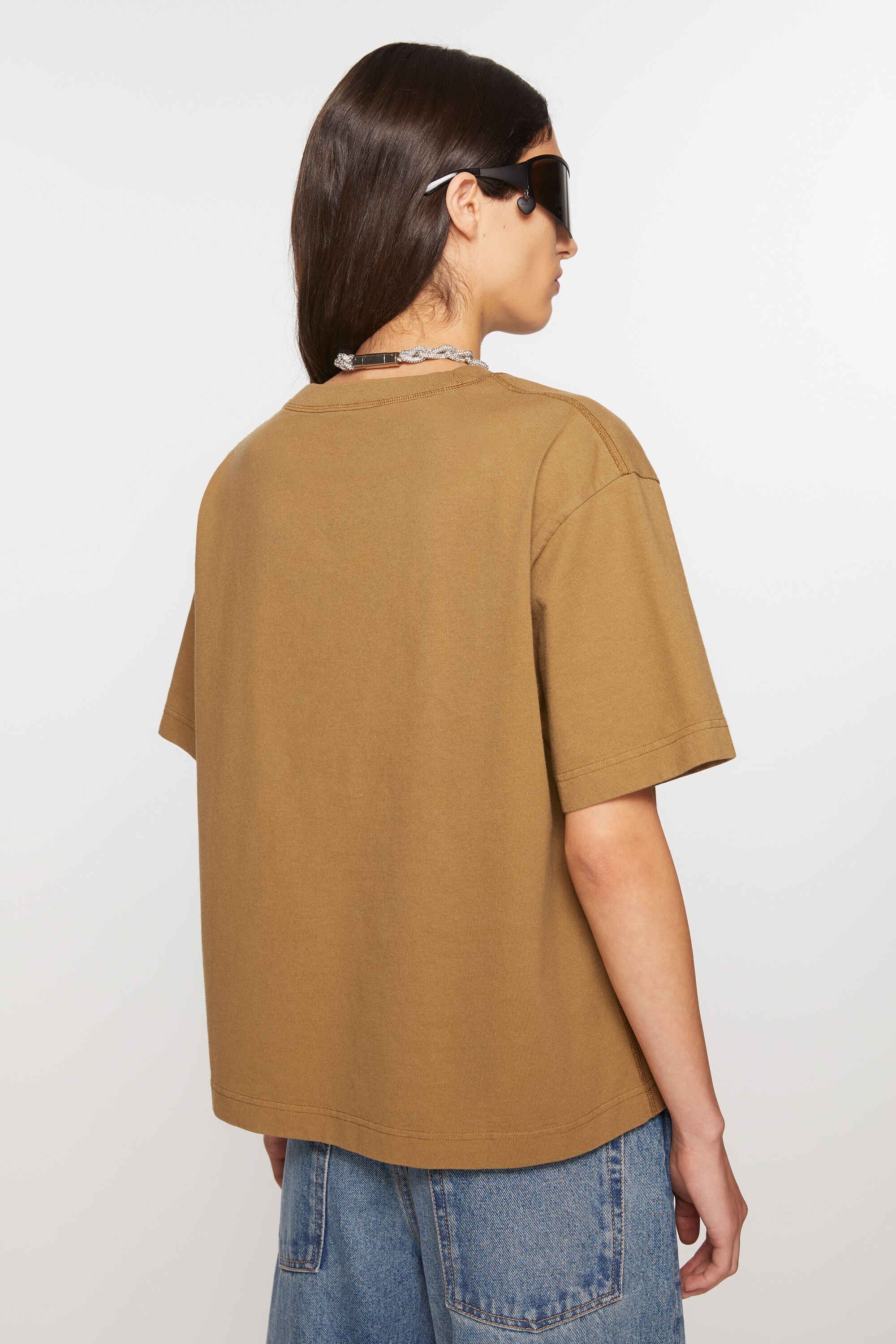 T-shirt stamp logo - Mud beige - 3