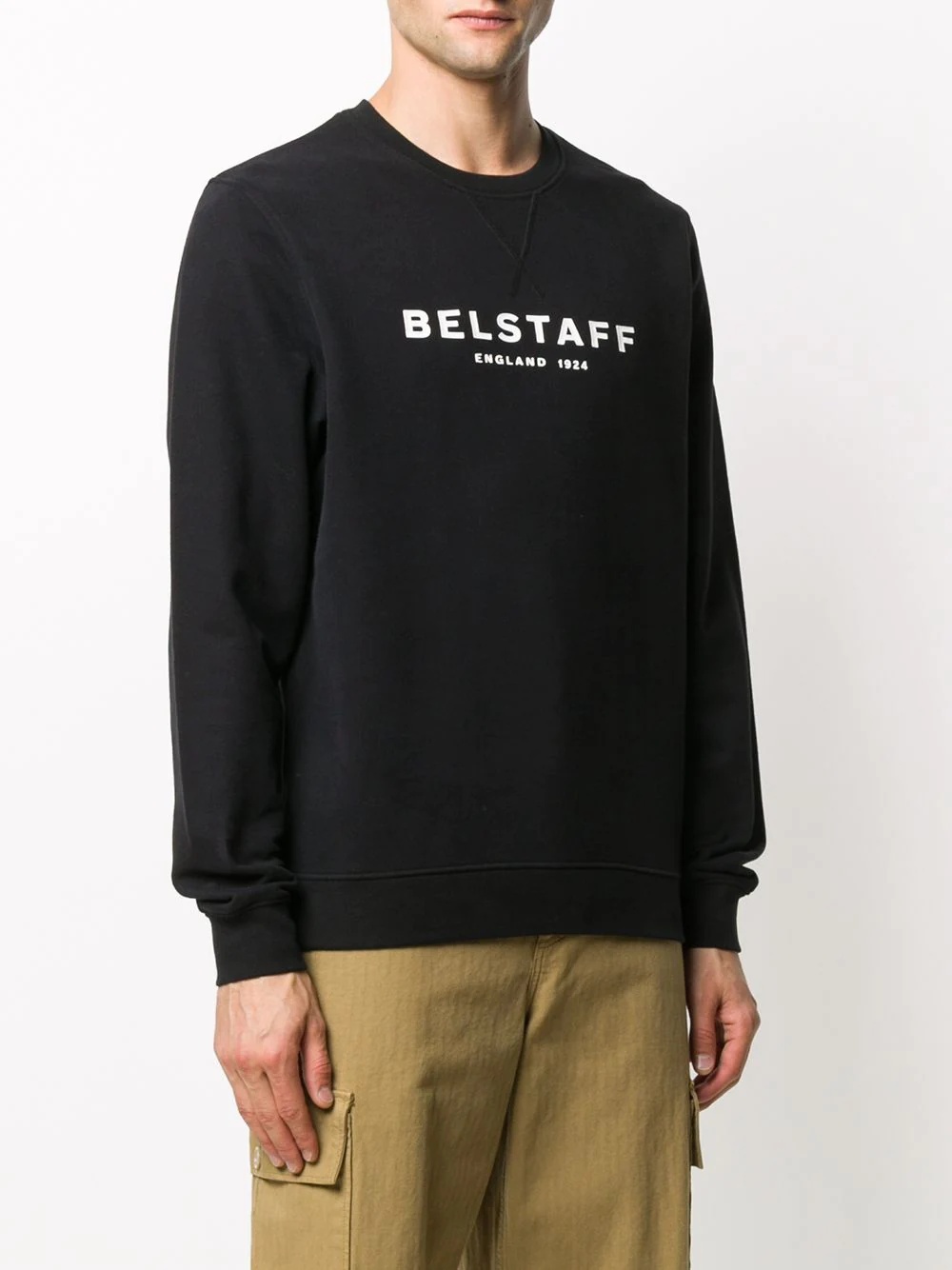 crew neck logo sweatshirt - 3