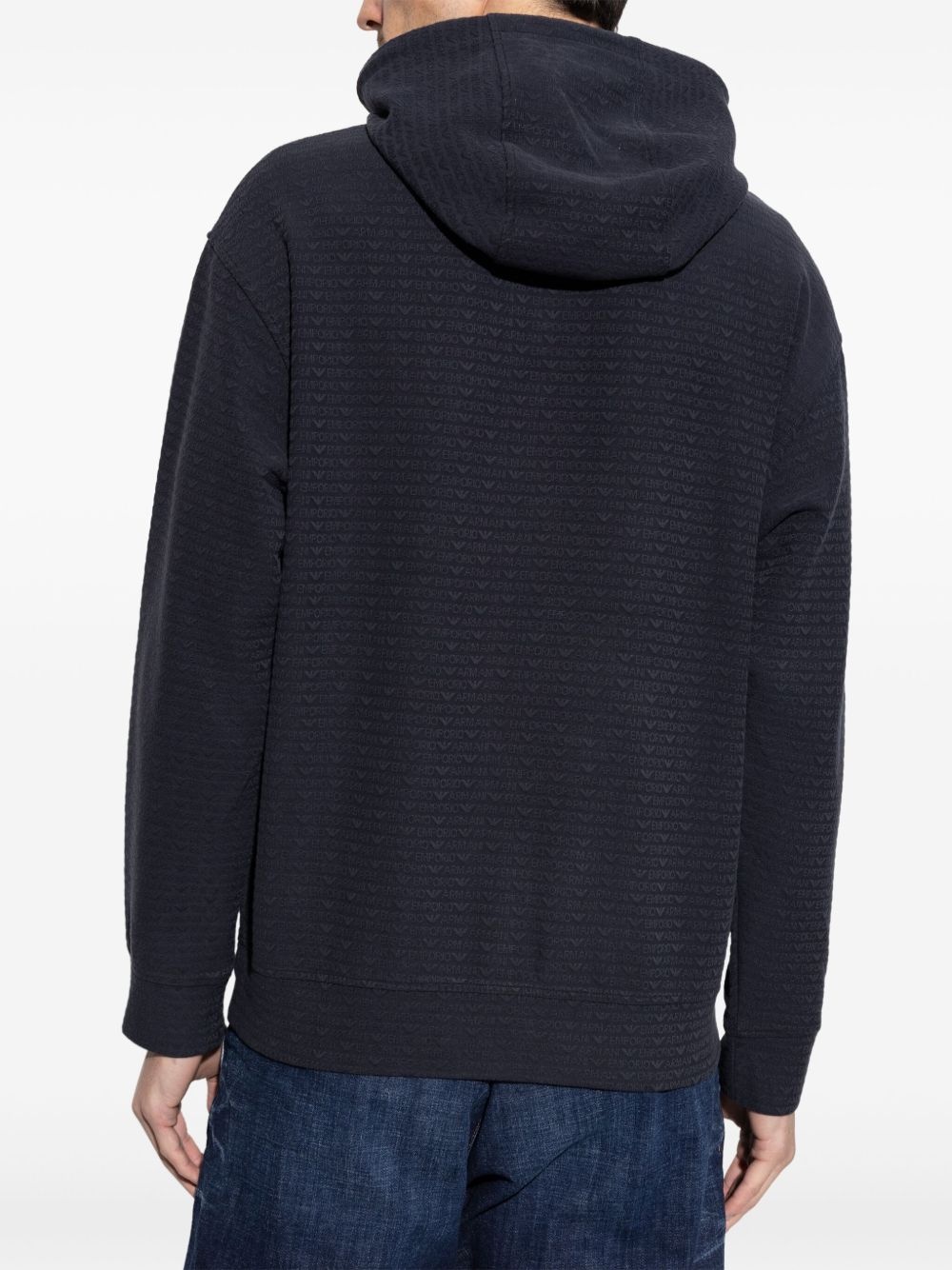 logo-print hoodie - 4