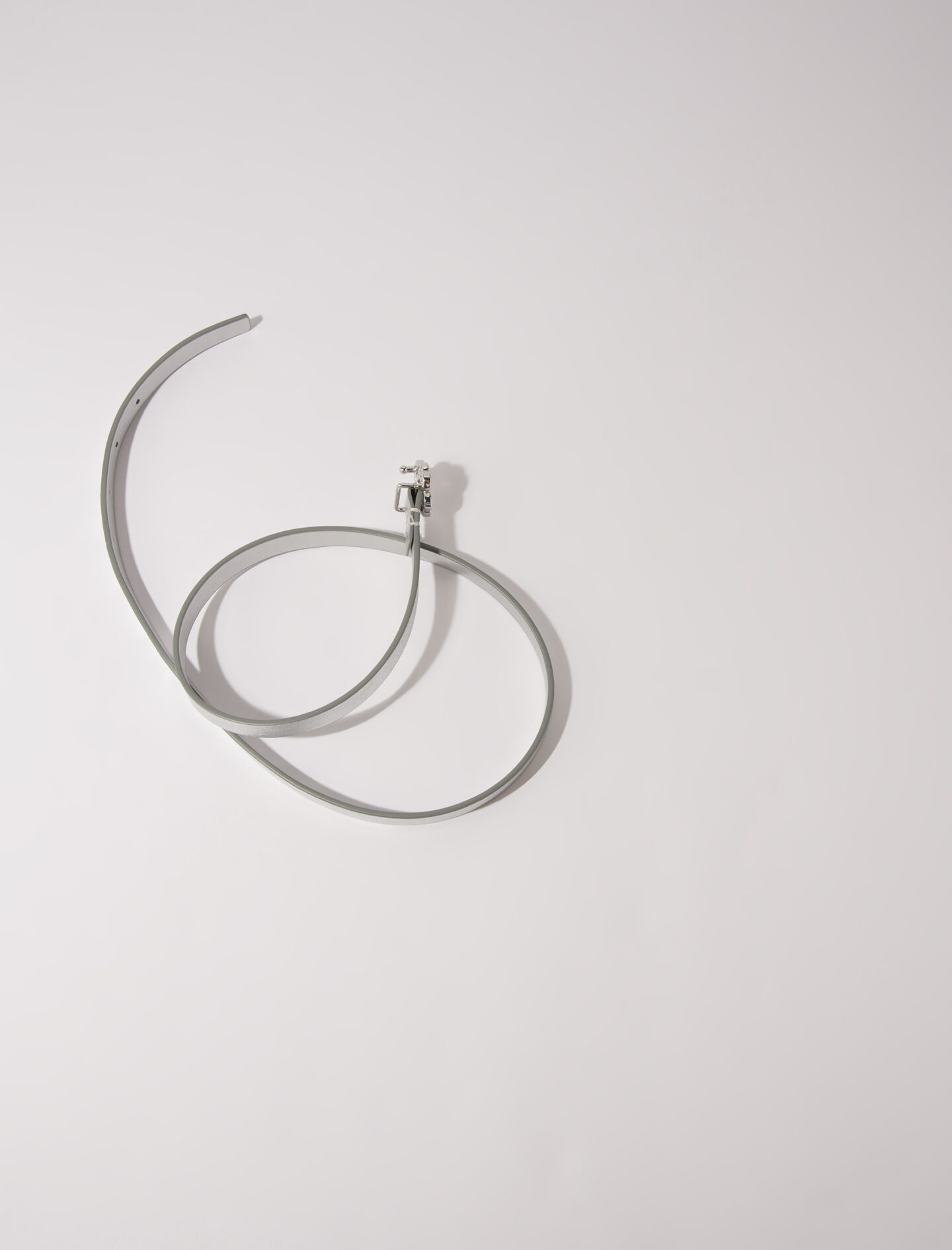Slim belt with Clover buckle - 4