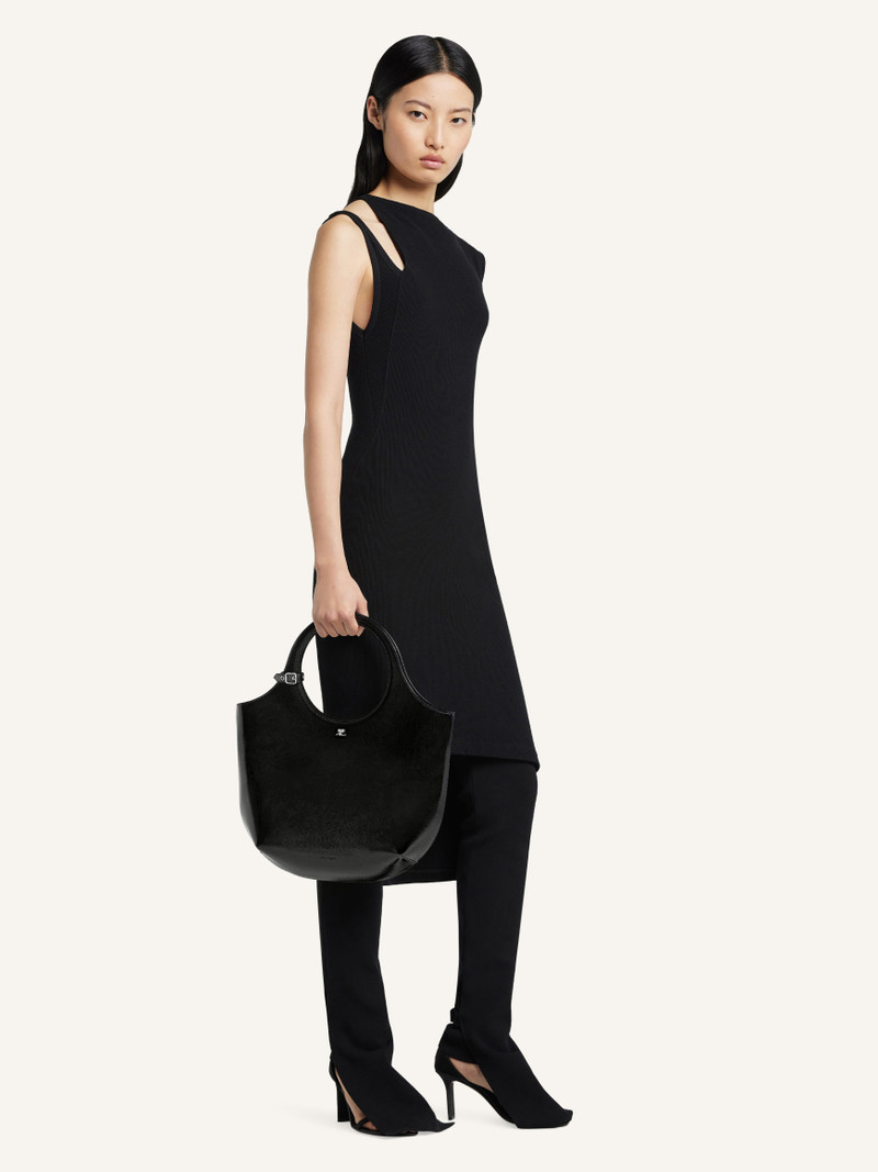 courrèges MEDIUM HOLY NAPLACK LEATHER BAG outlook