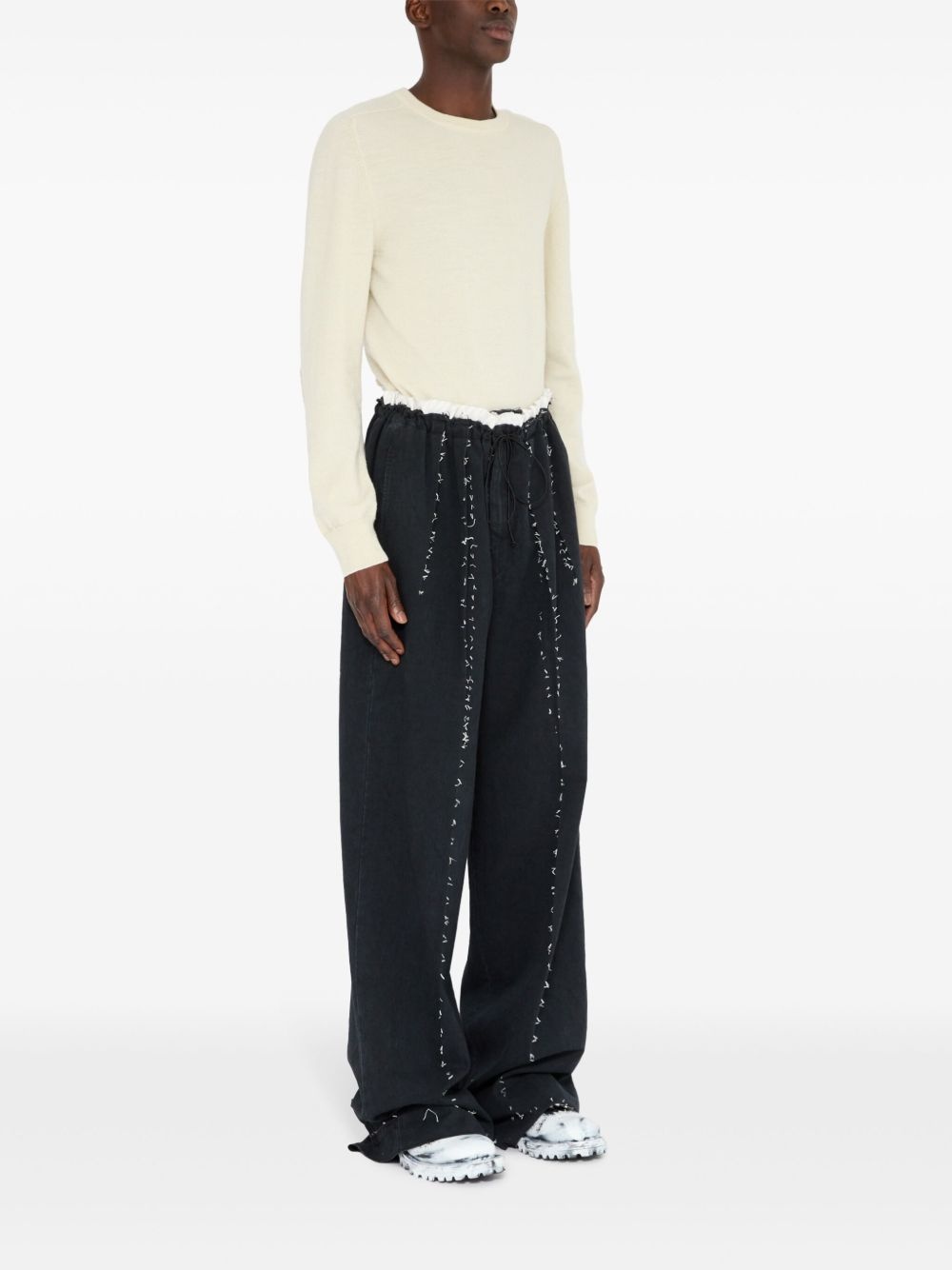 four-stitch logo track pants - 3
