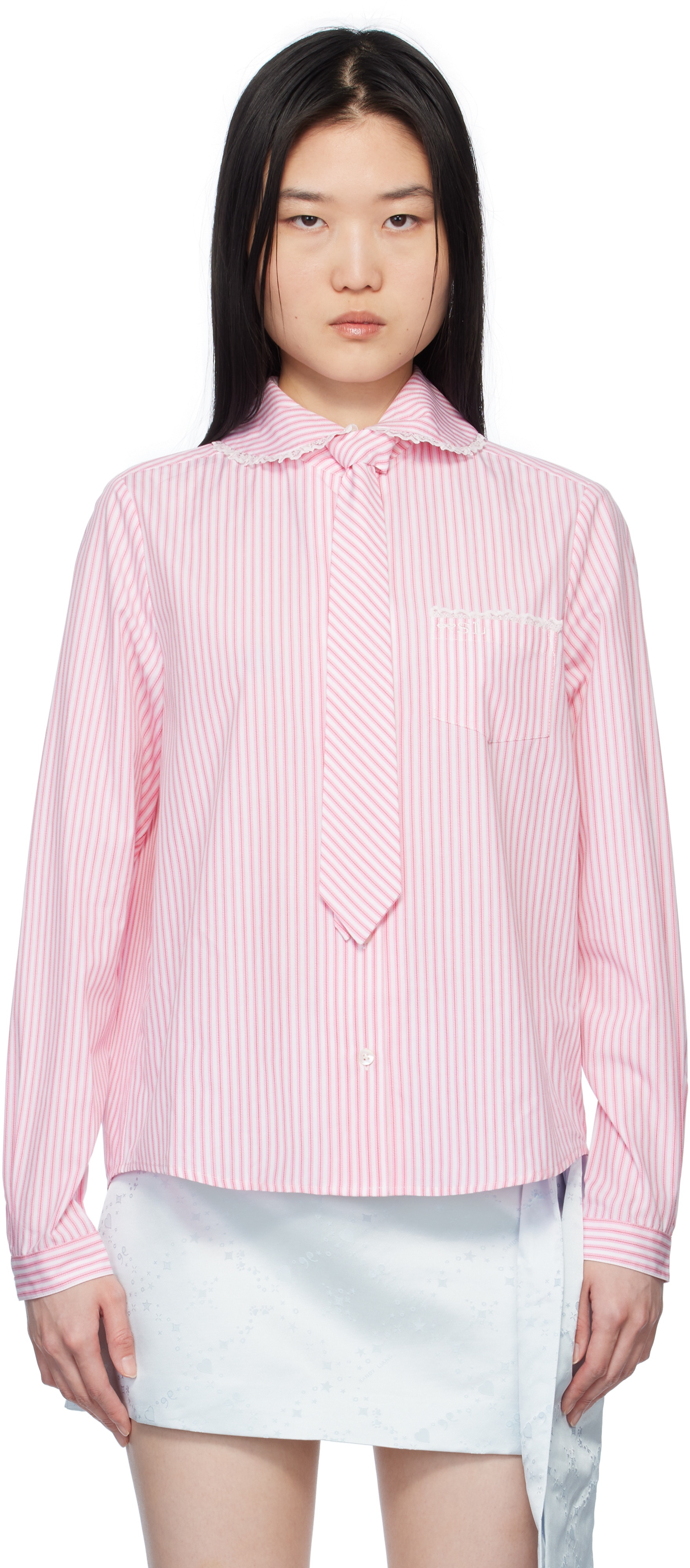 Sandy Liang Women's Melon Top, White, S at Amazon Women's