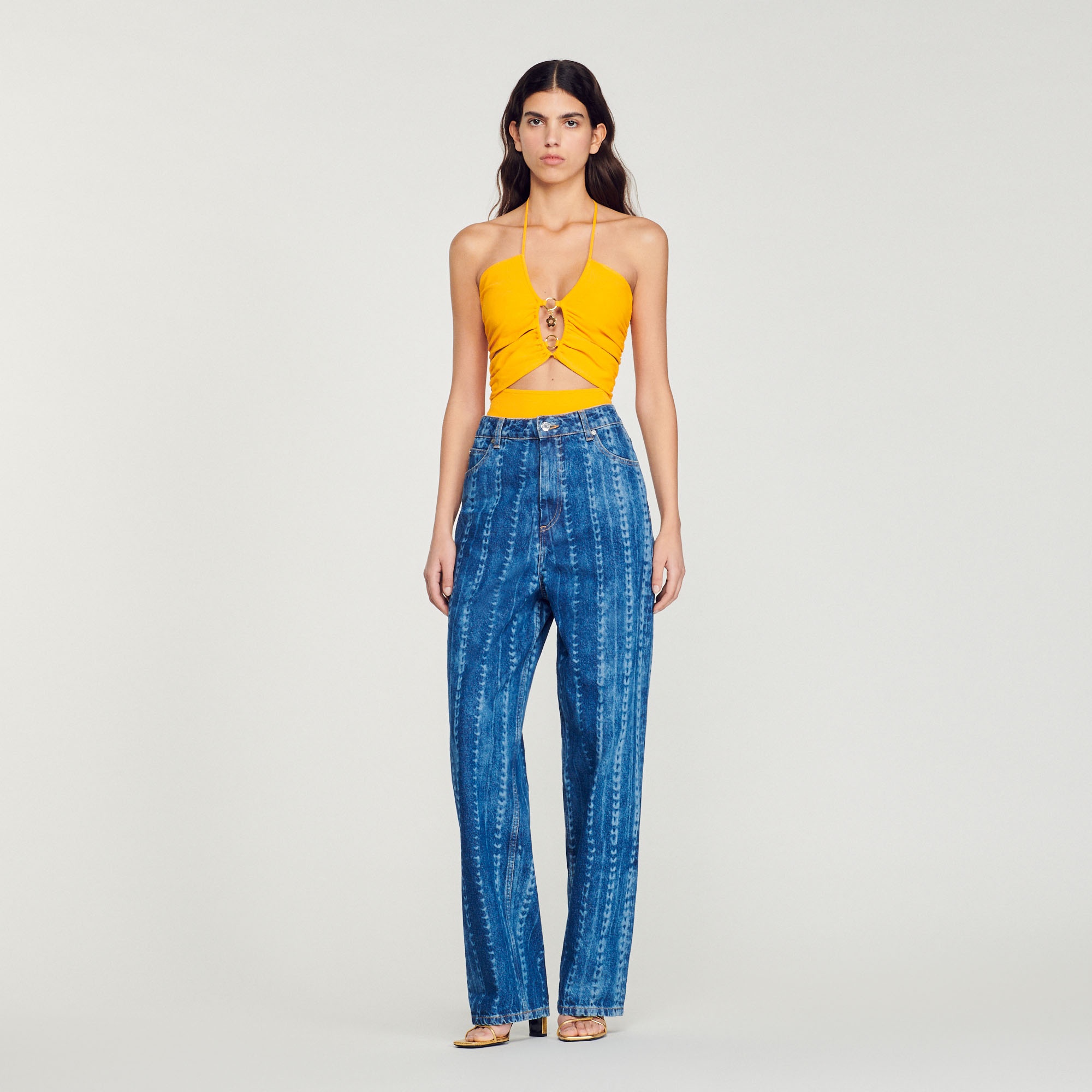 Faded patterned jeans - 3
