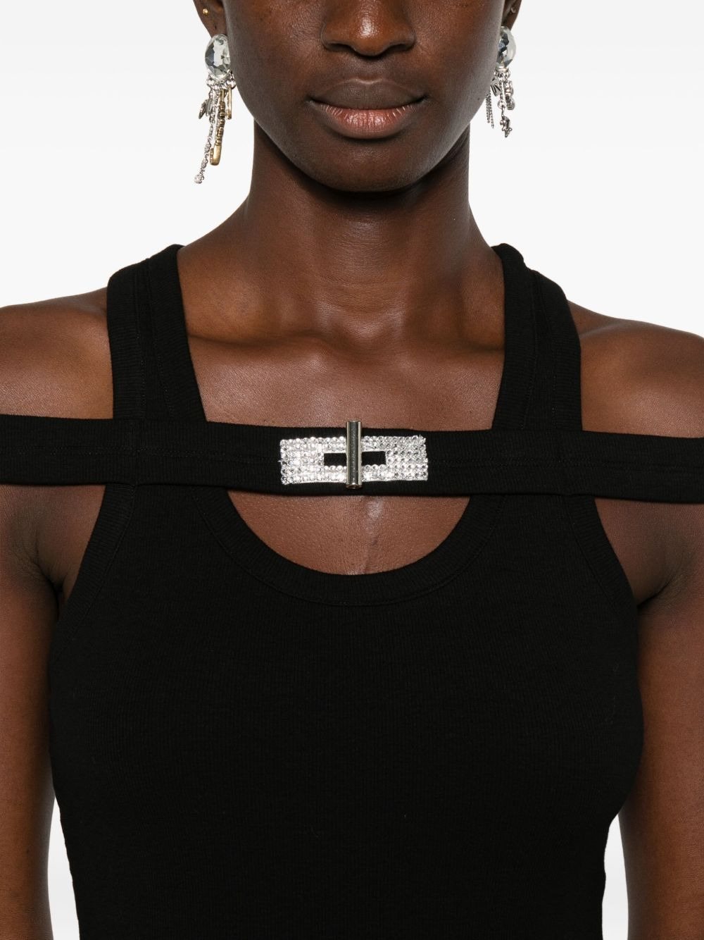 crystal-embellished top - 5