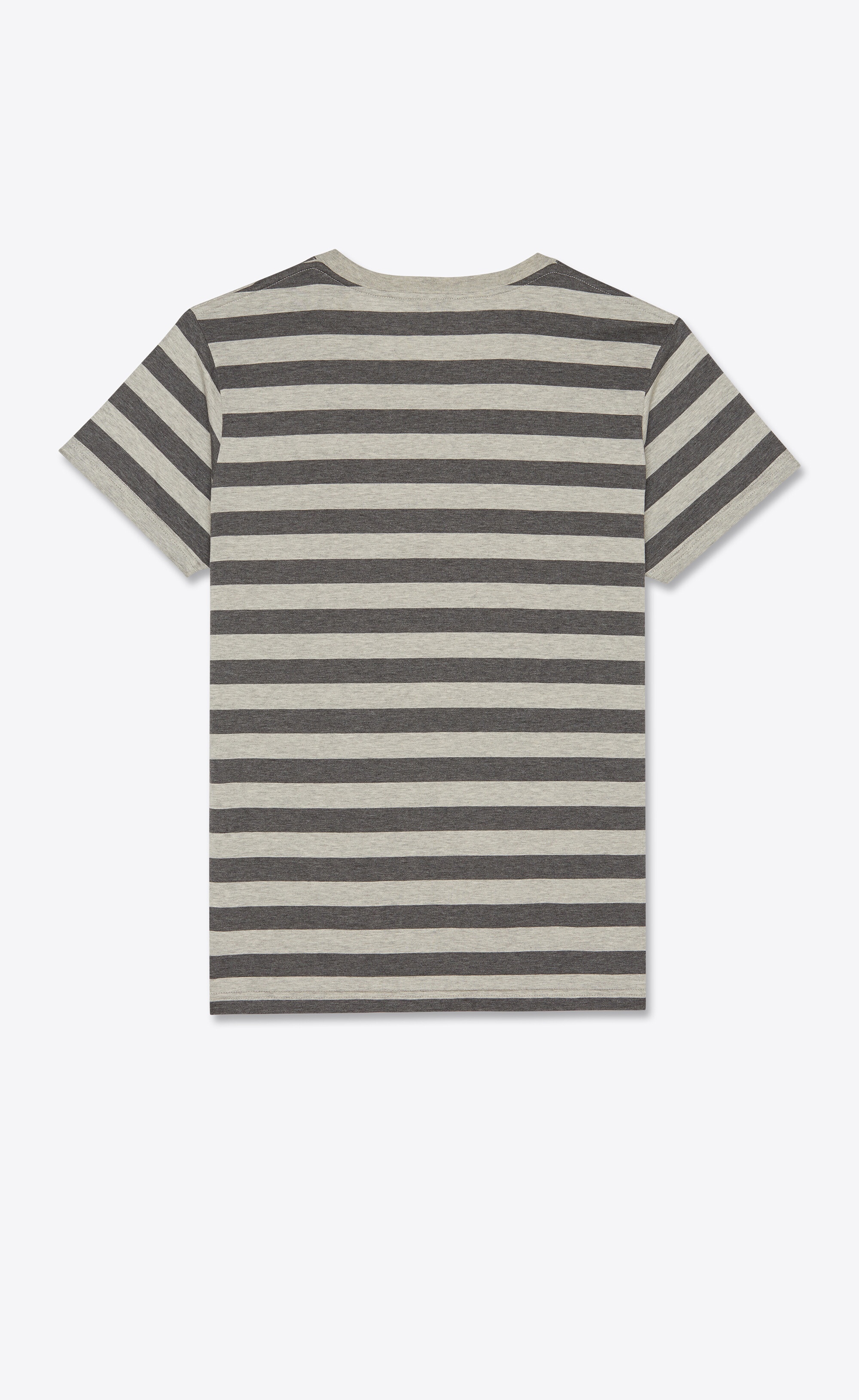 striped monogram t-shirt in jersey - 2