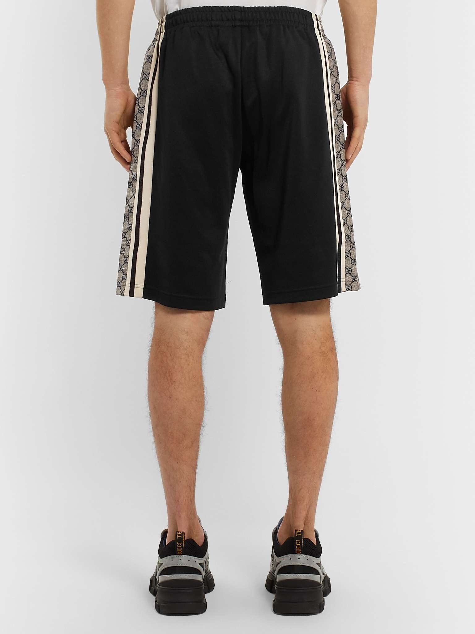 Logo-Print Striped Tech-Jersey Shorts - 5