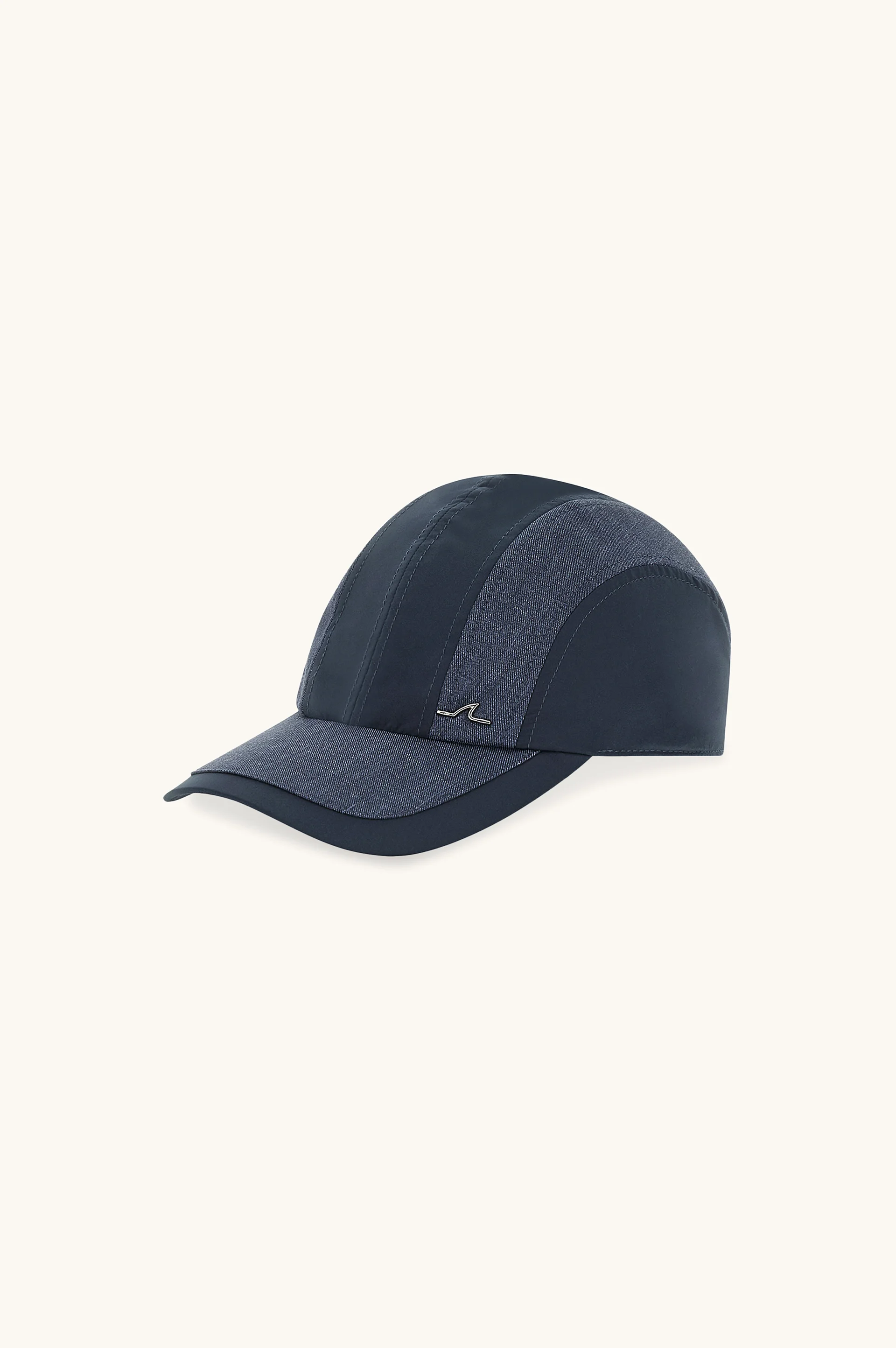 BASEBALL CAP IN JERSEY AND DENIM - 1