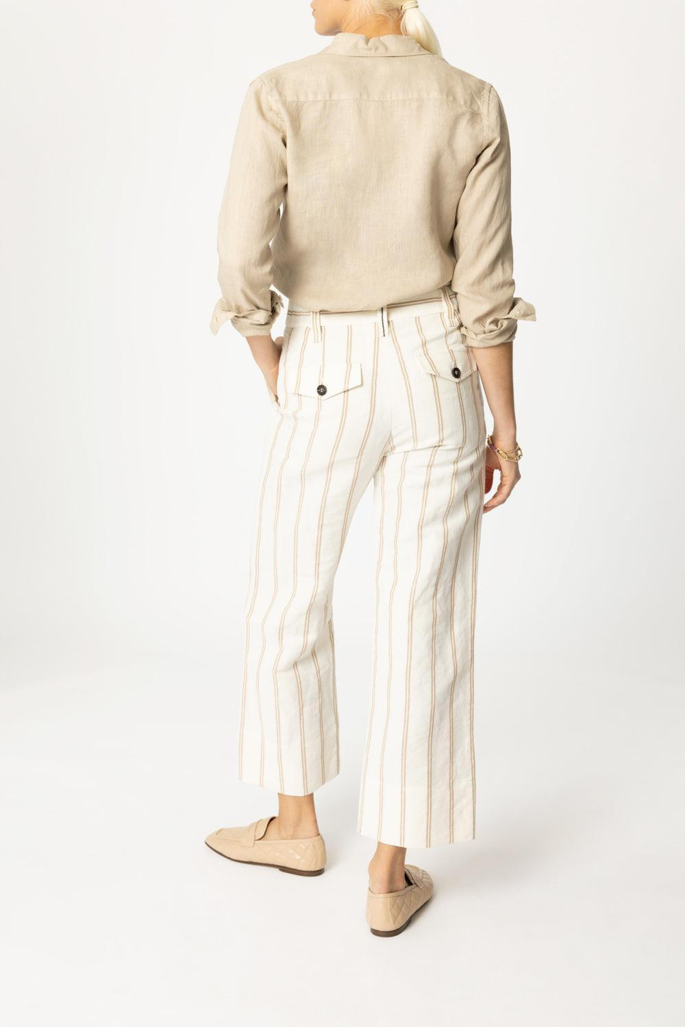 Long Sleeve Mod Shirt - Sand - 4