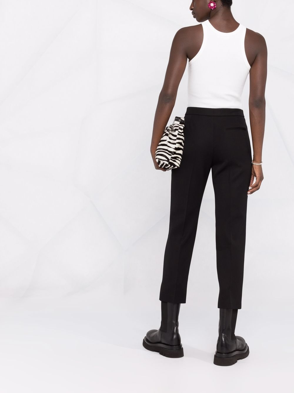 tailored cropped trousers - 4