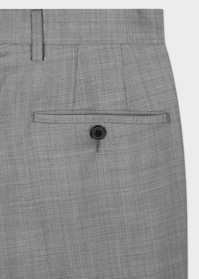 The Brierley - Light Grey Sharkskin Wool Suit 6