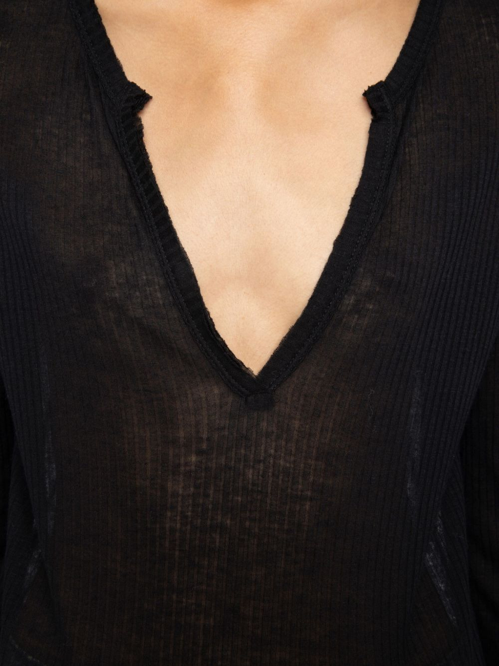 ribbed long-sleeve top - 5