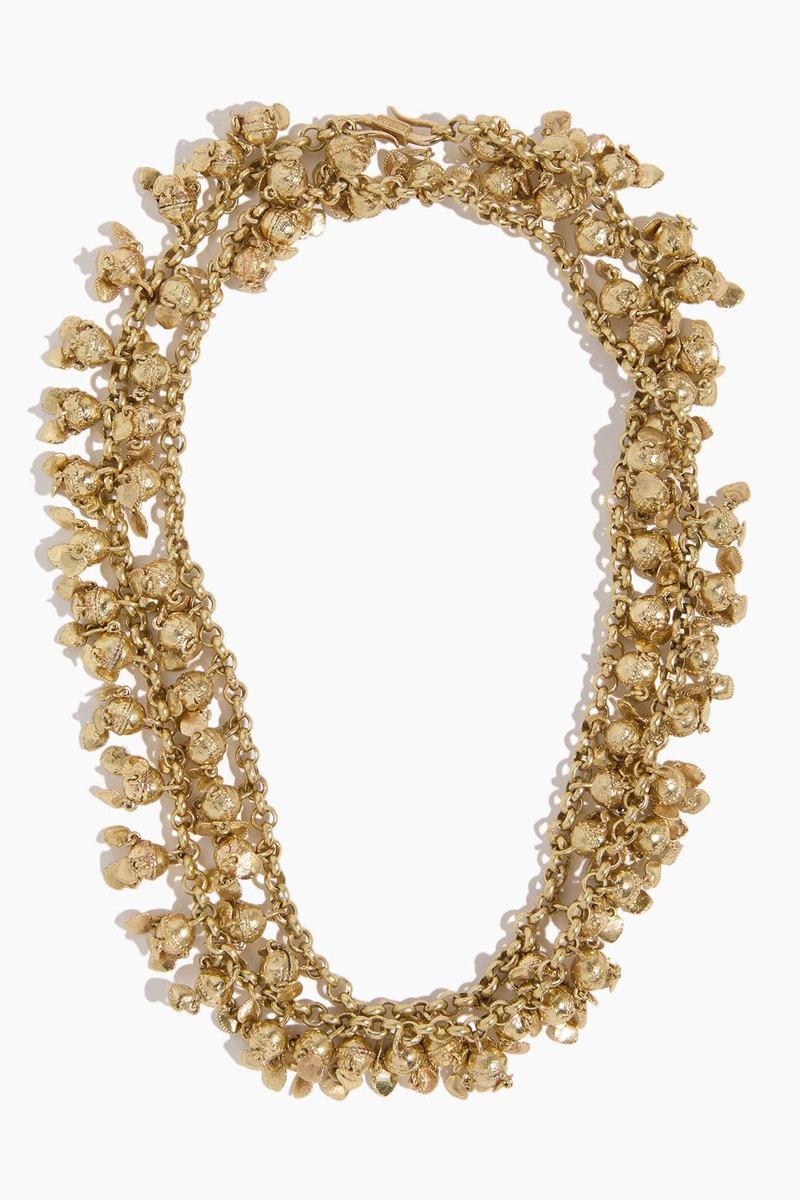 ALÉMAIS Le Jardin Heart Long Necklace in Gold outlook