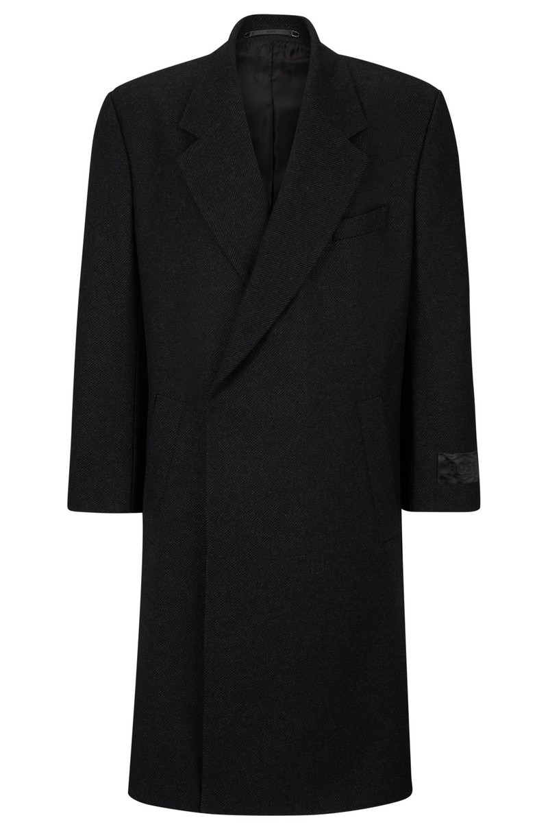 DOUBLE-BREASTED, REGULAR-FIT COAT IN A WOOL BLEND 1