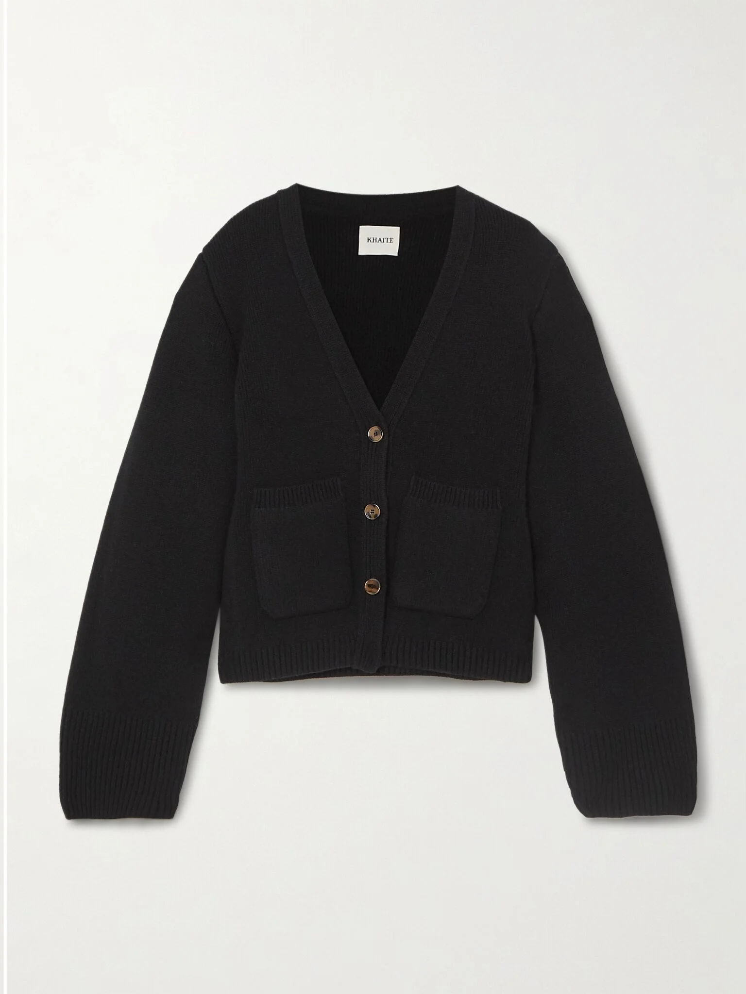Scarlet cashmere-blend cardigan Black - 1