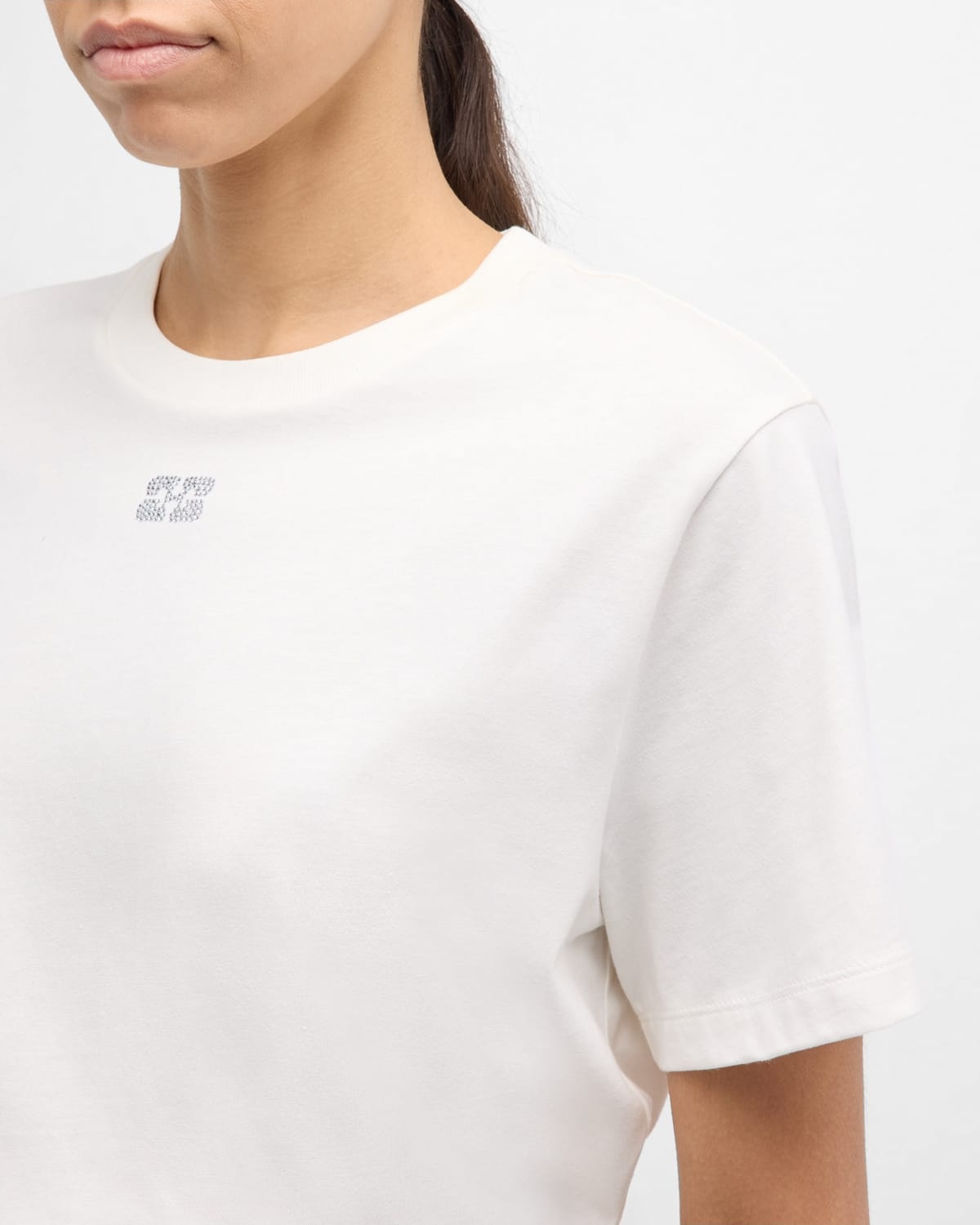 Rhinestone Relaxed T-Shirt - 5