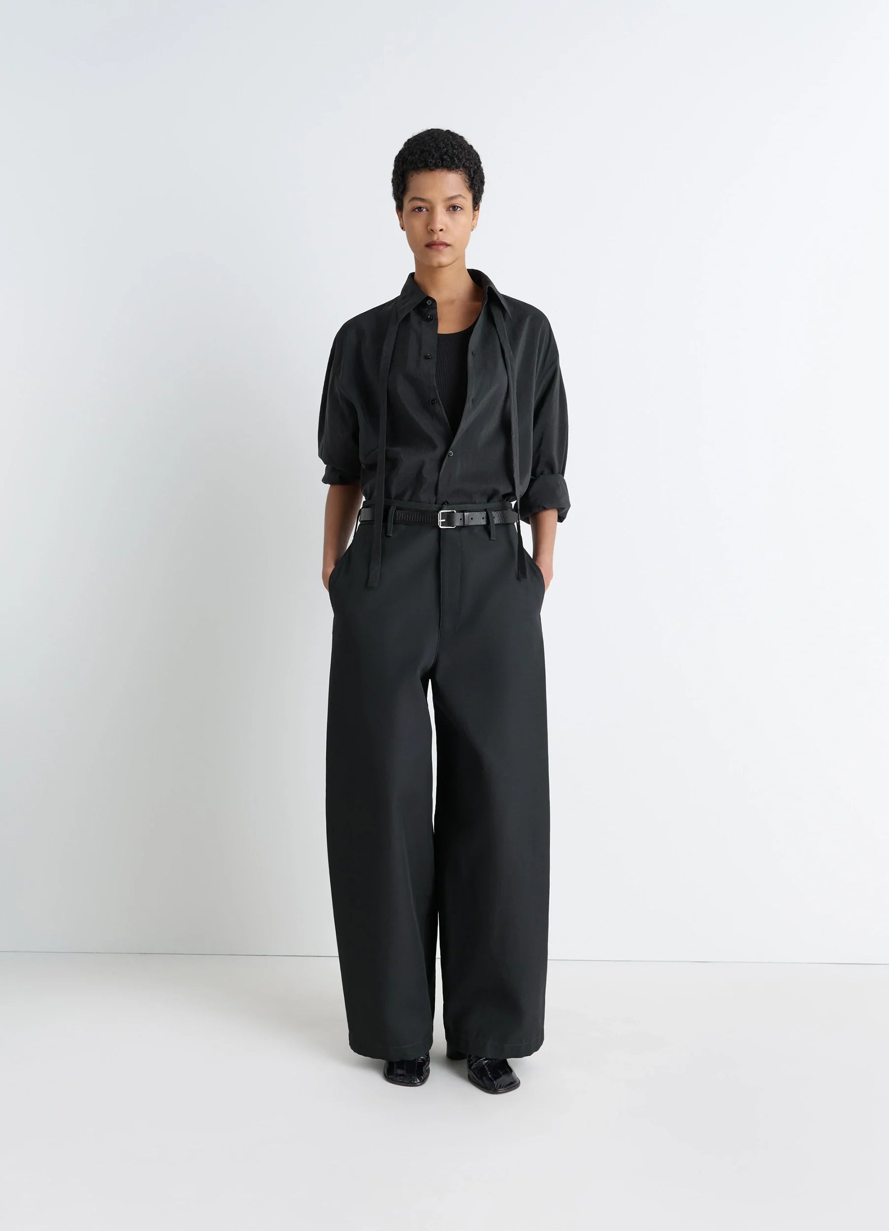 LONG SHIRT WITH TIE - 3