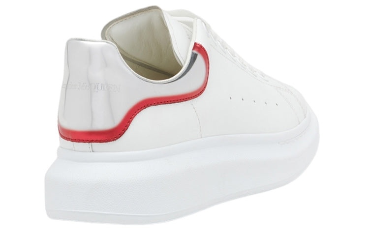 Alexander McQueen Oversized Sneaker 'White Silver Red' 750335WIDJN9174 - 4