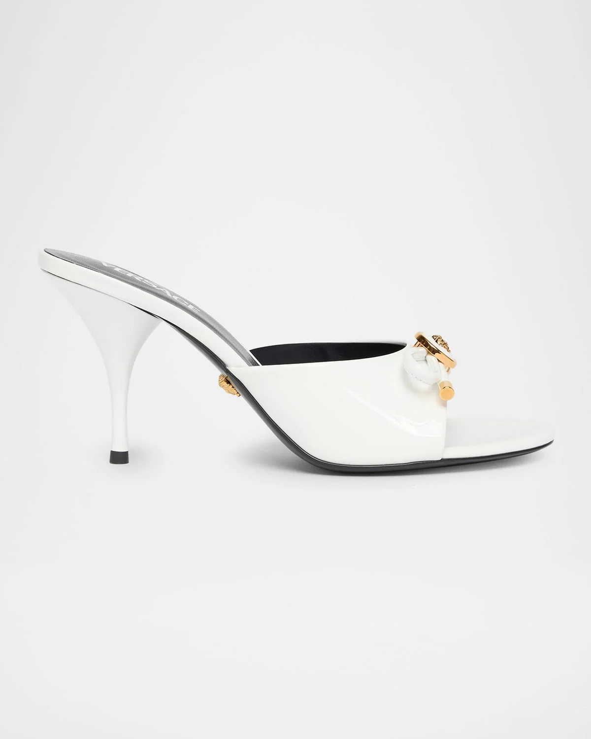 Opera Bow Ballet Mules in Patent Leather - 1