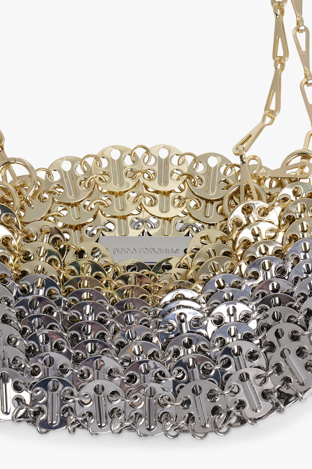 1970 NANO CHAIN STRAP DISC BAG | SILVER/LIGHT GOLD - 3