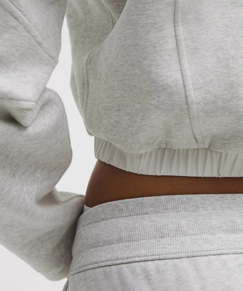 Loungeful Relaxed-Fit Full-Zip Cropped Hoodie 5