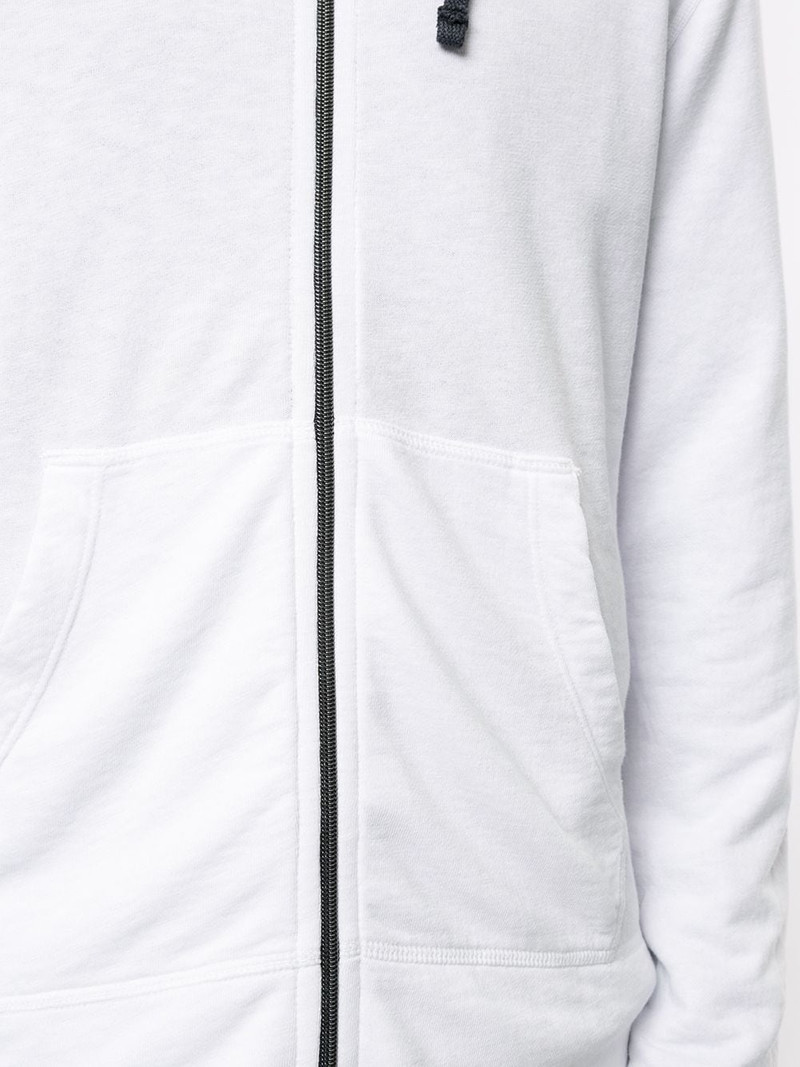 plain zipped hoodie 5