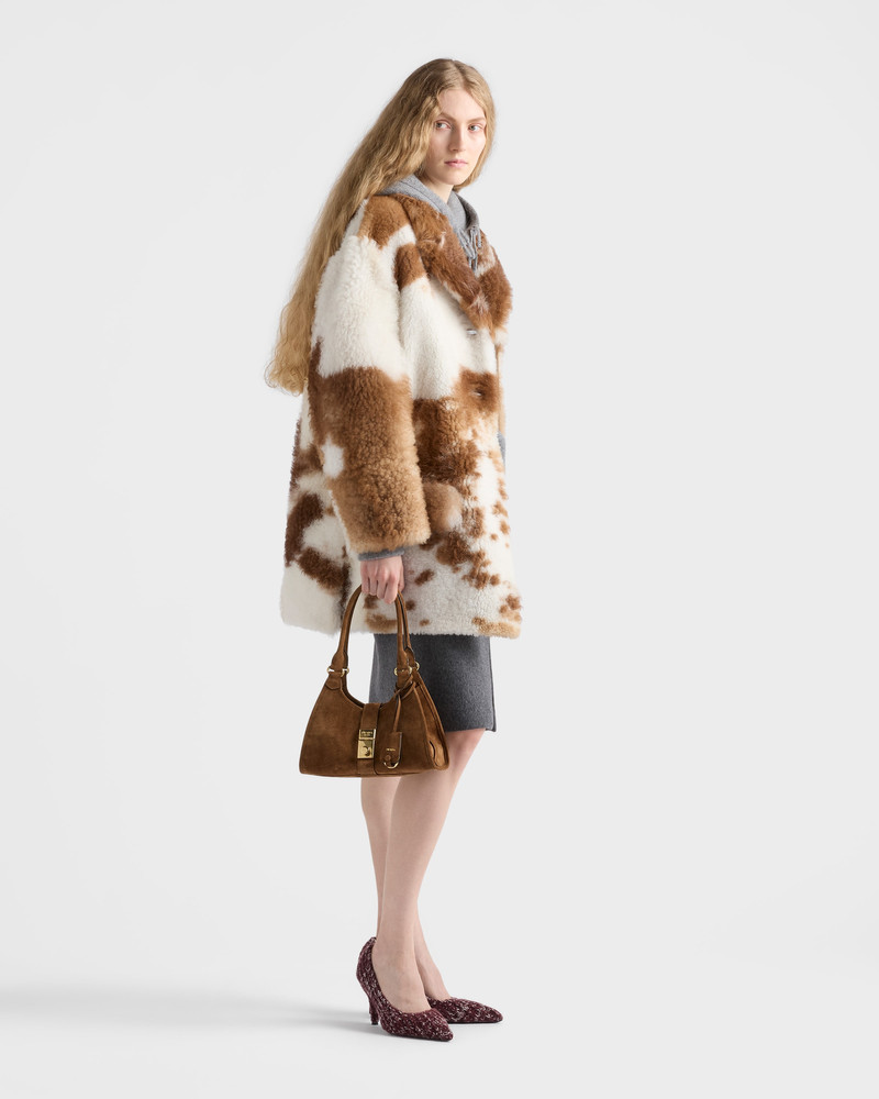 Prada Small suede tote bag outlook