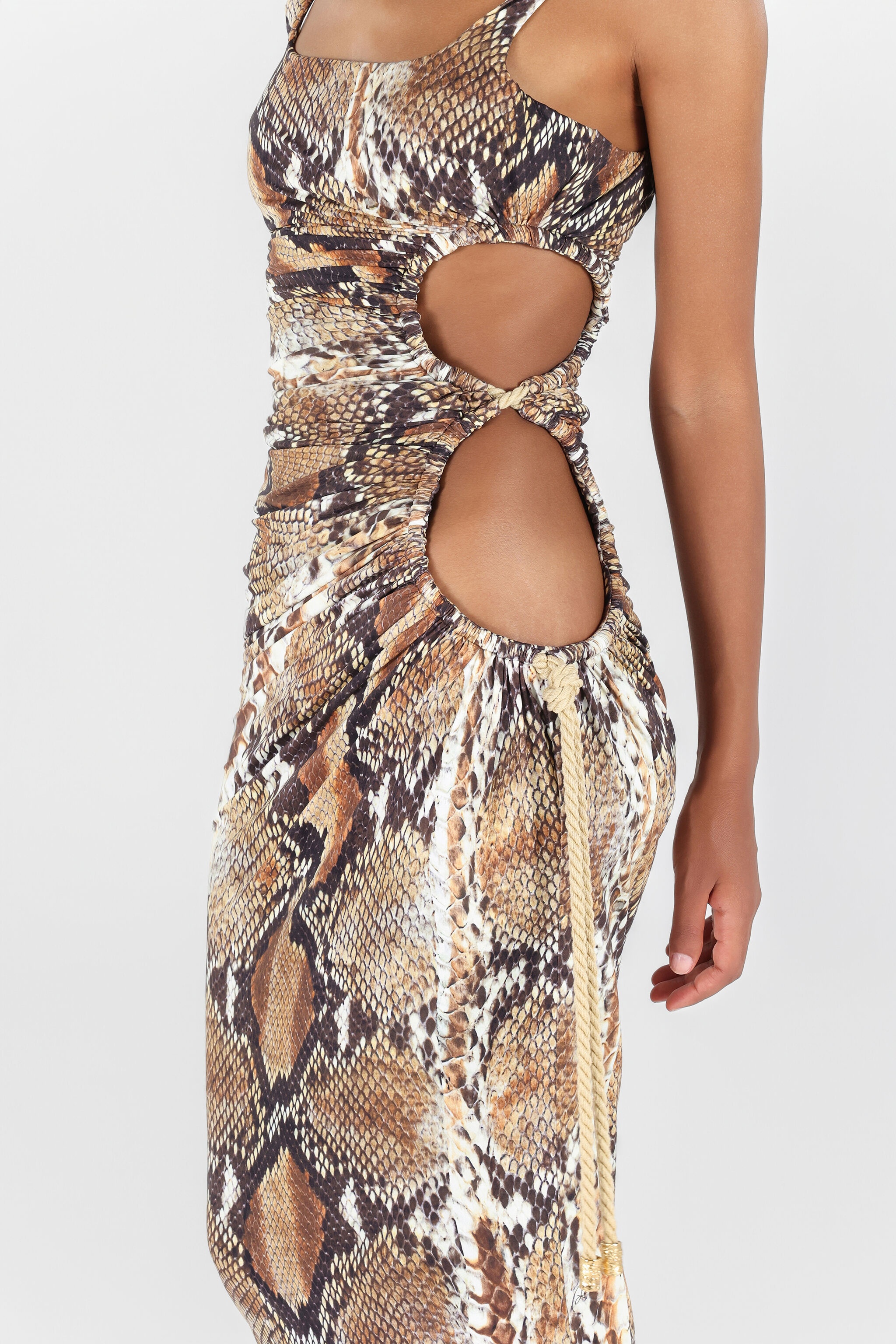 Python print midi dress - 7