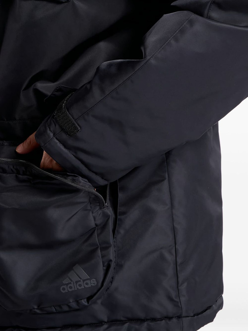 pocket-detail hooded jacket 5