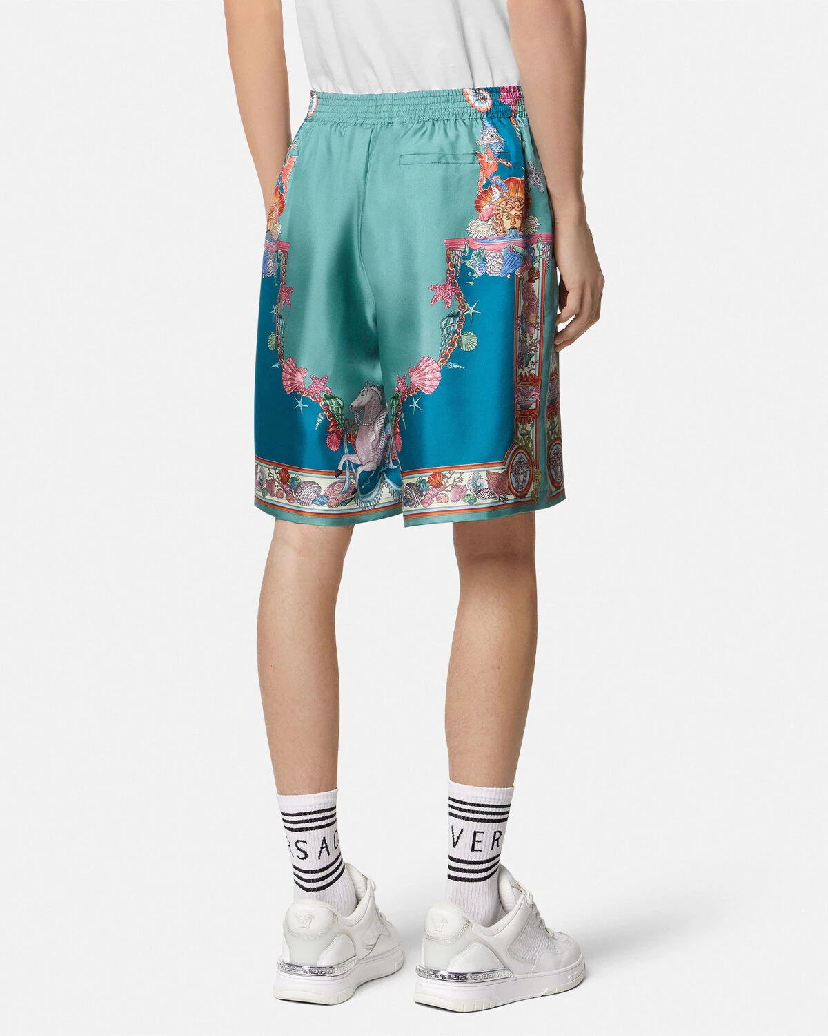 Coral Theatre Silk Shorts - 5