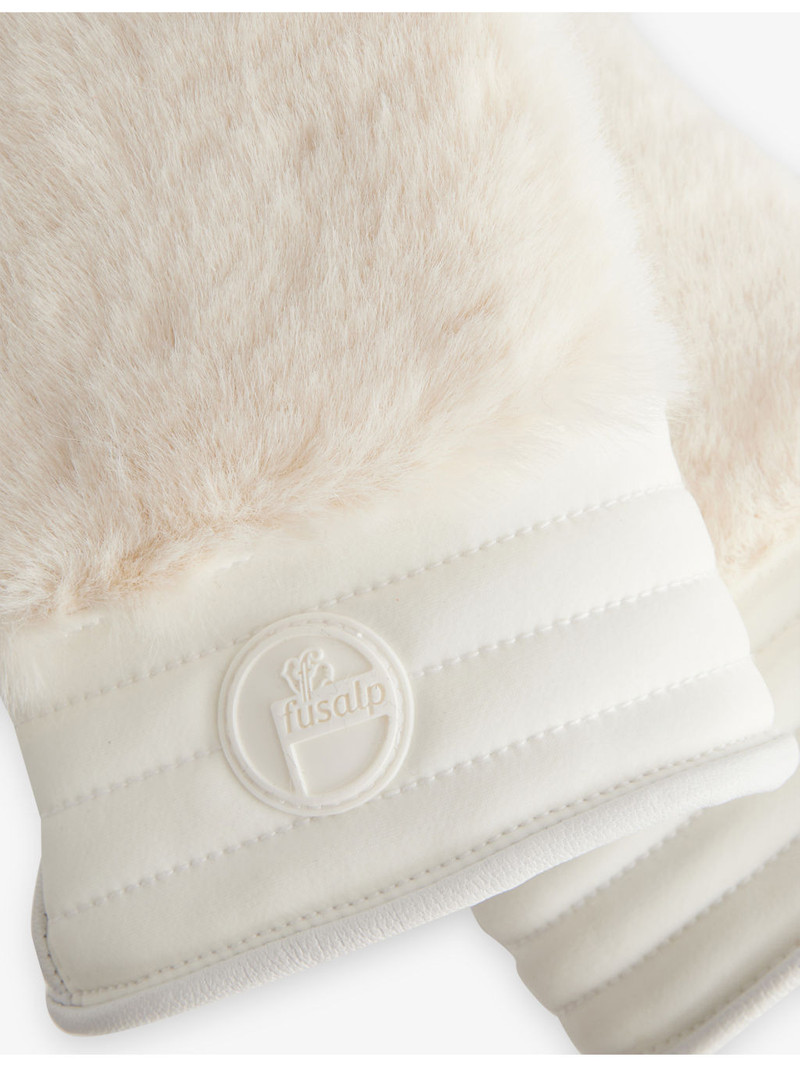 Fusalp Fleece-Lined Faux-Fur Ski Mittens outlook