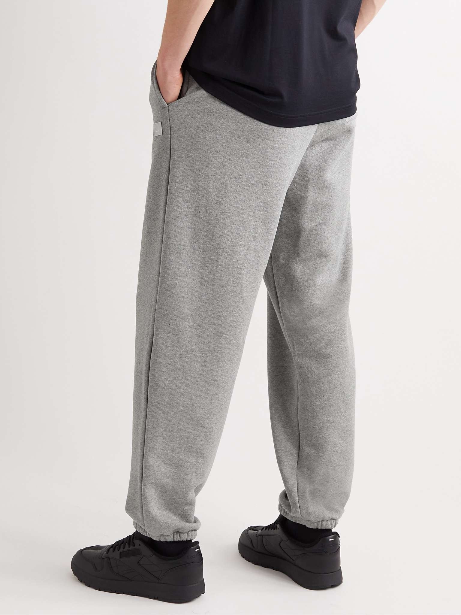 Tapered Logo-Appliquéd Cotton-Jersey Sweatpants - 4